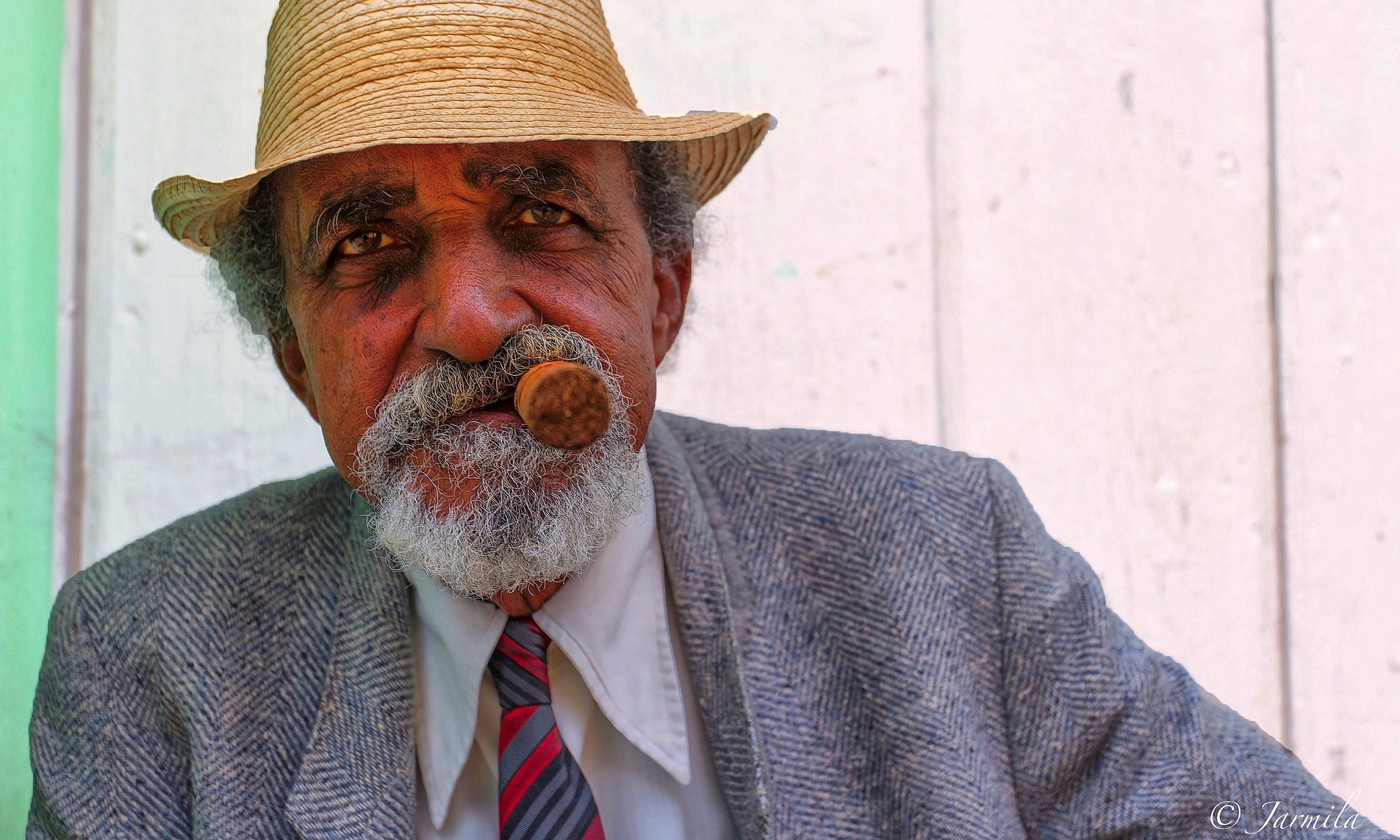 Cuban Man With Cigar