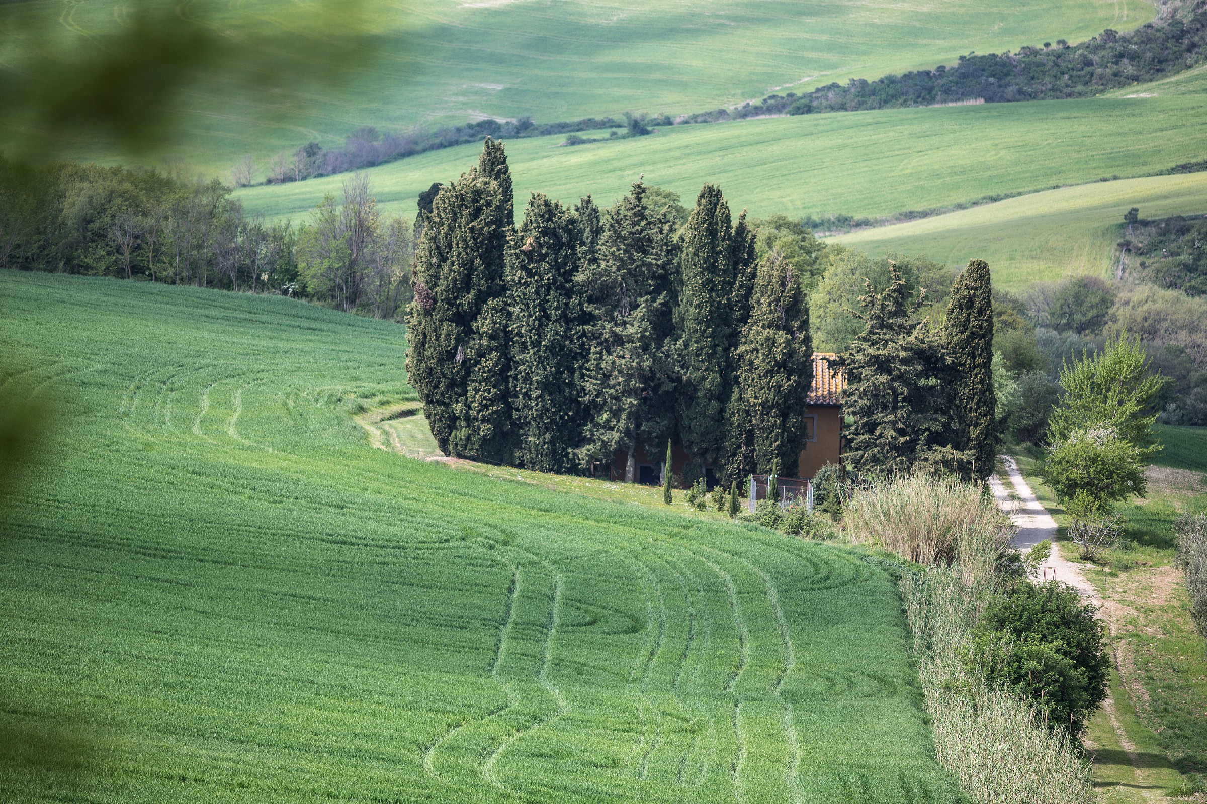 Nuvole e sole in Val D'Orcia...