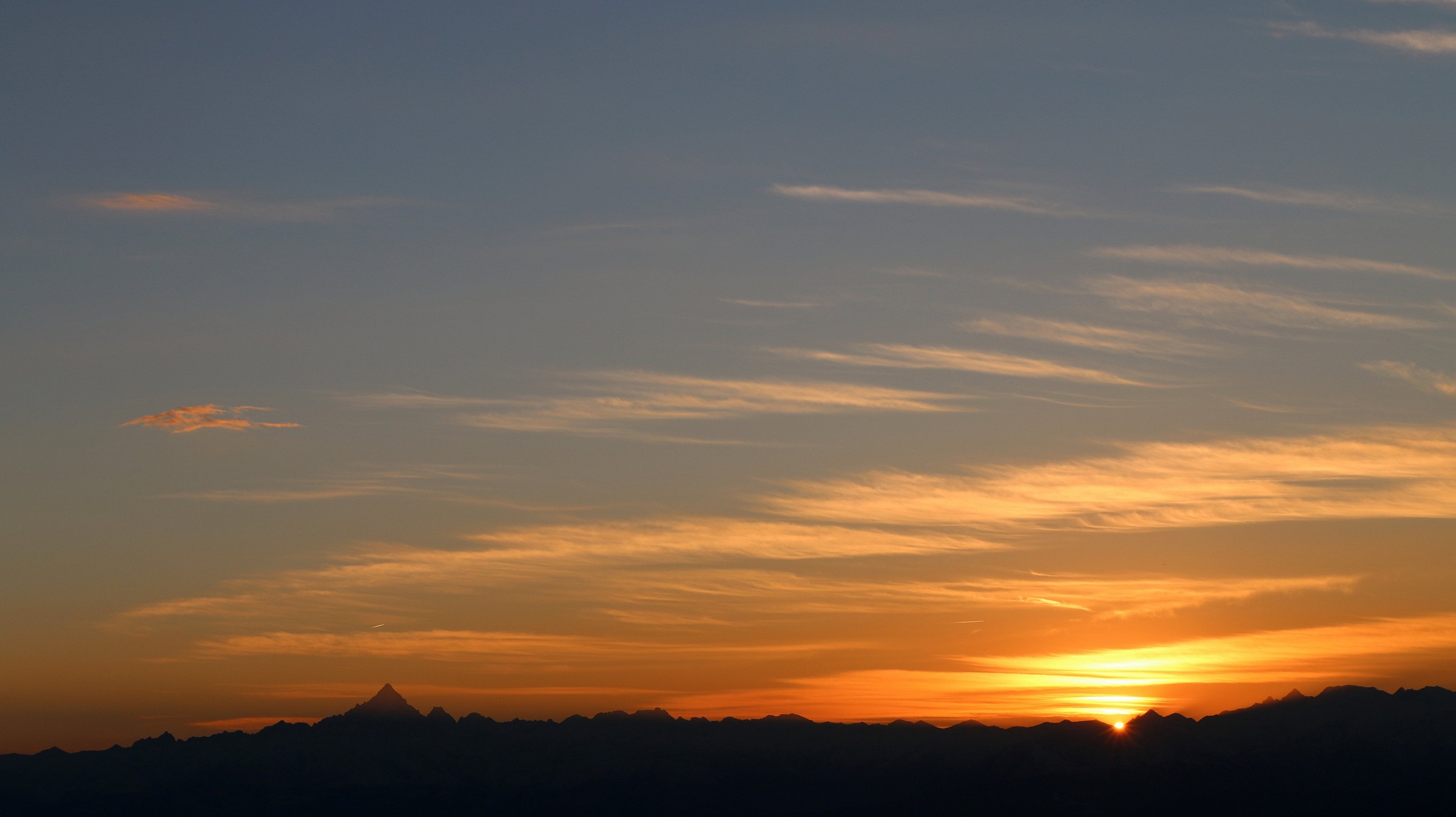 Tramonto sul M. Viso