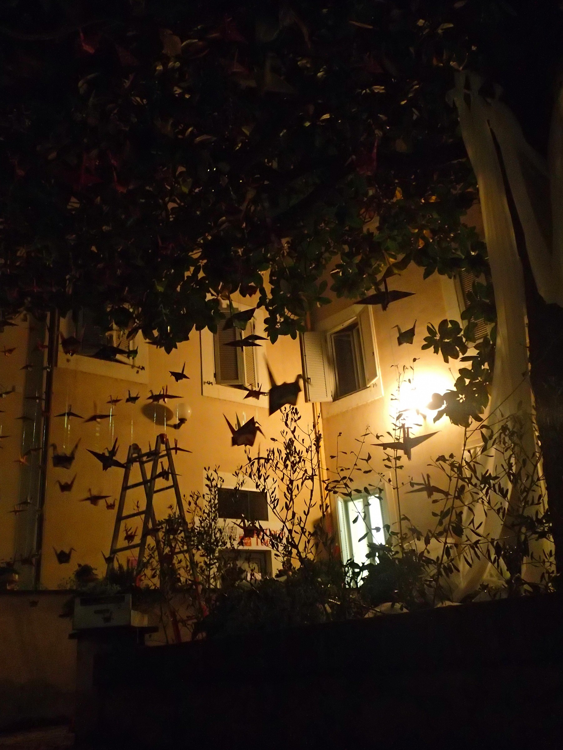 Angolo delle foto con origami