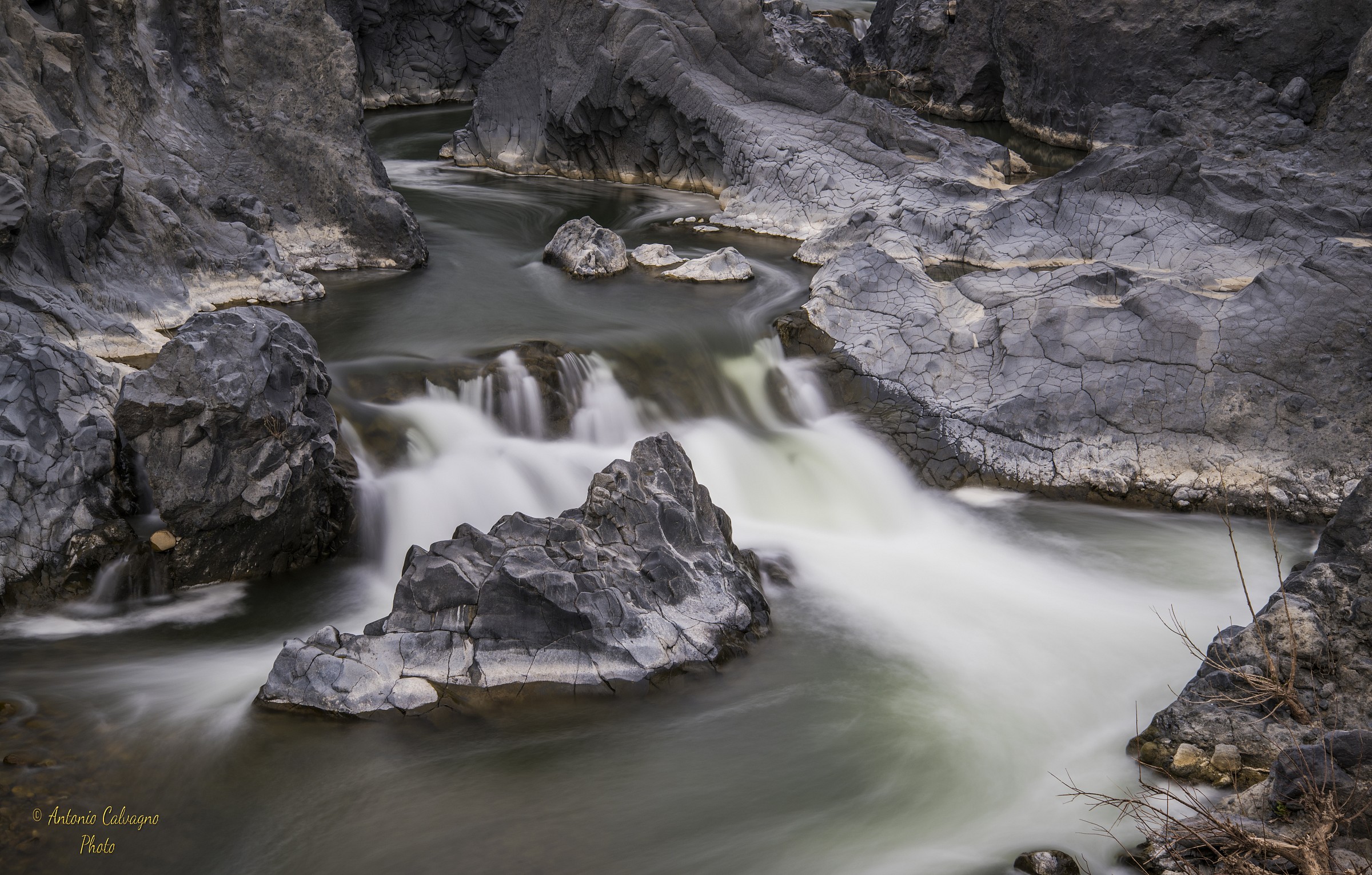Simeto river at Ponte dei Saraceni - Adrano (ct)