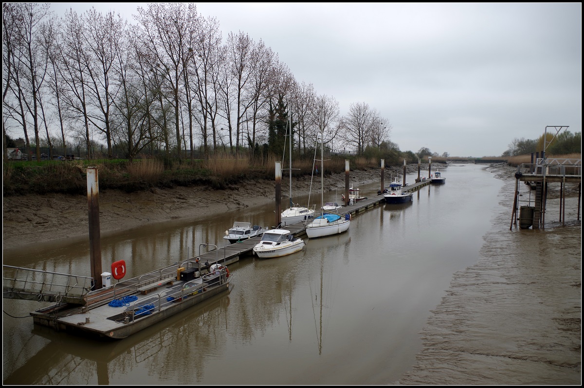 Canale della Loira bassa marea
