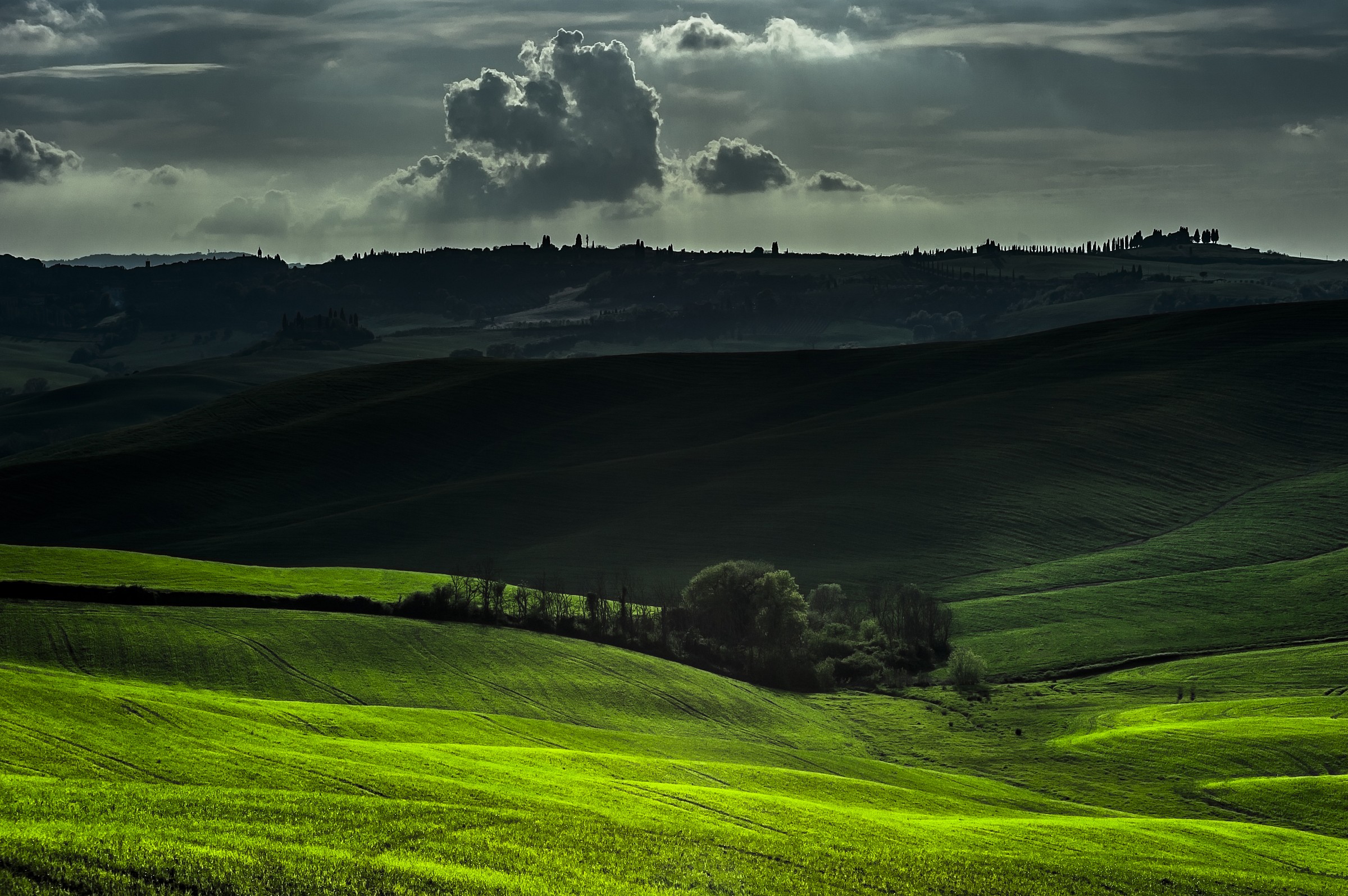 Contrasts in Val D'Orcia ......