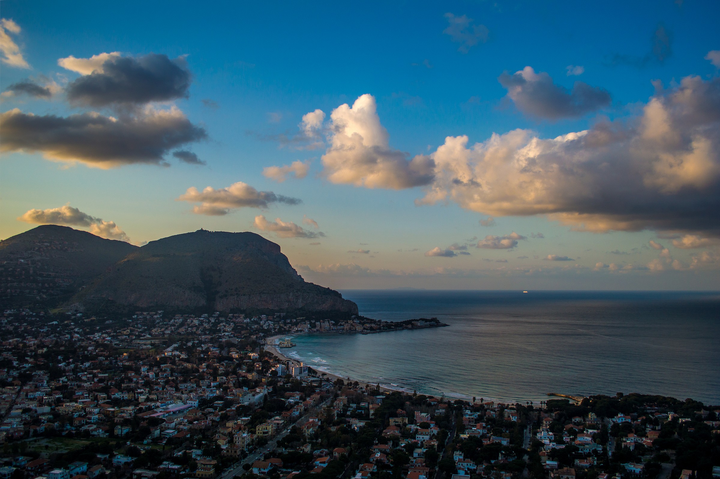Mondello at Sunset
