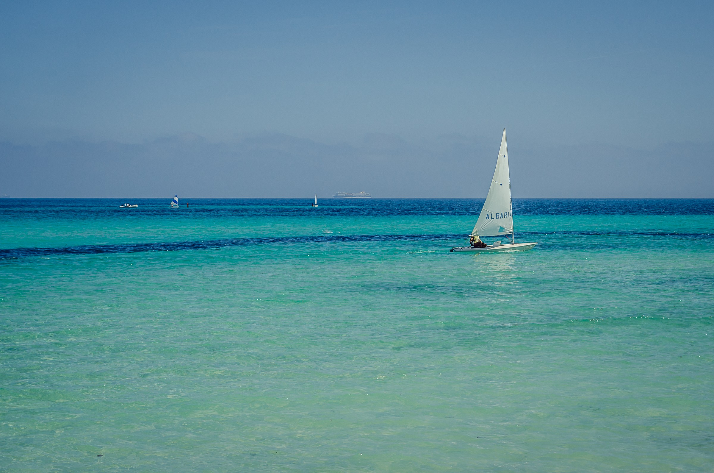 Galleggiando sull'azzurro...