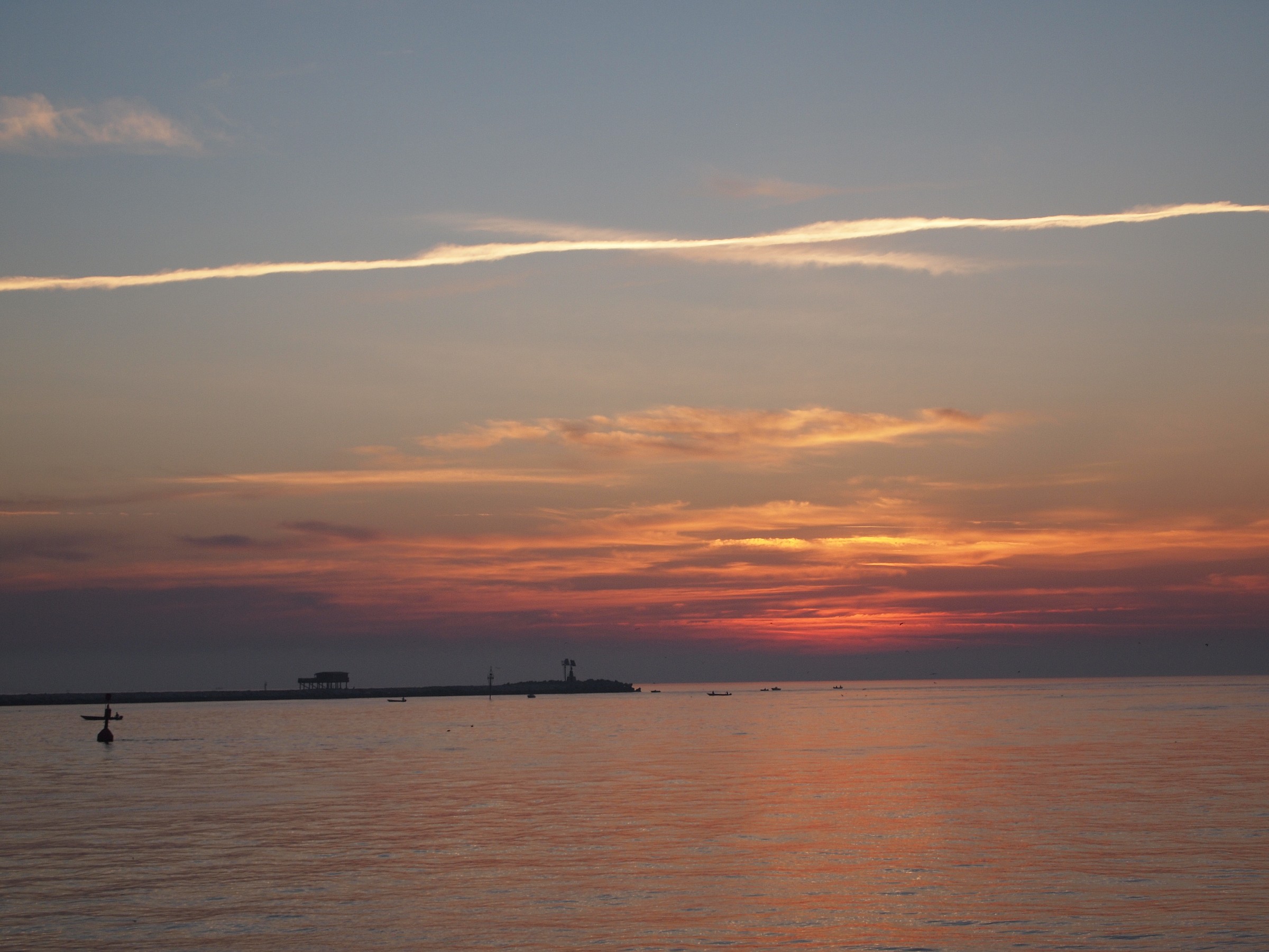 Alba in Diga Sottomarina (Ve)