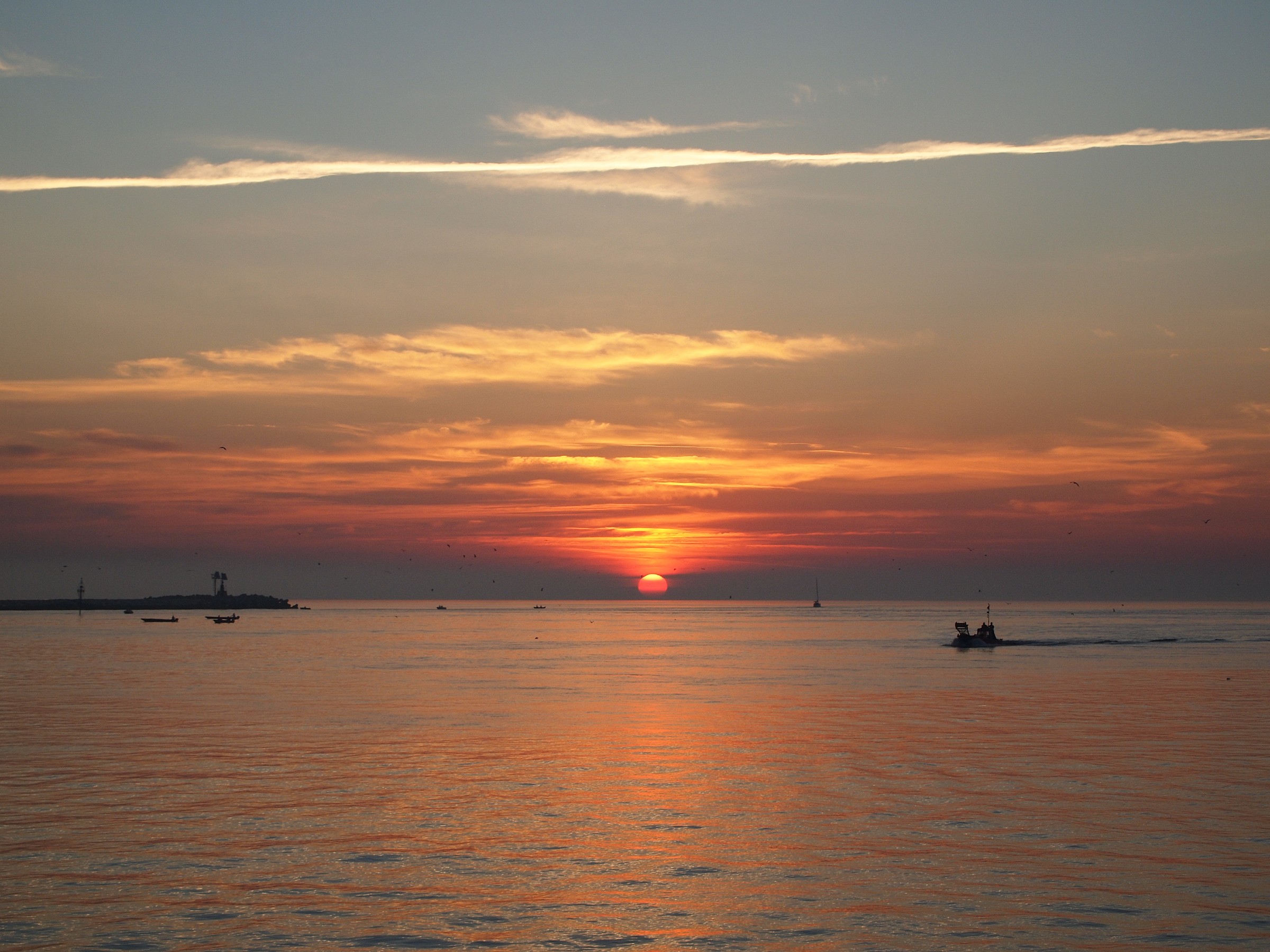 Alba in Diga Sottomarina (Ve)