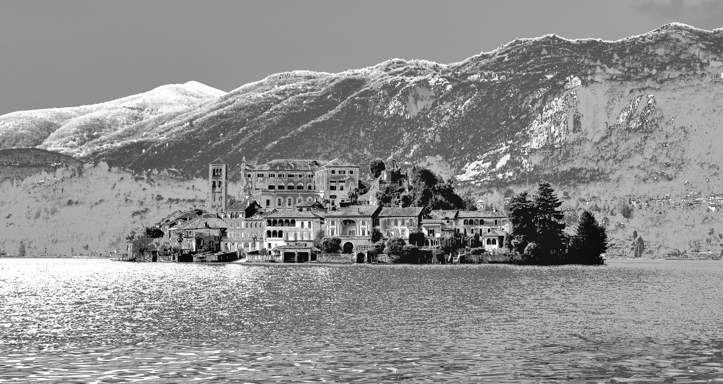 isolla S. Giulio: Development