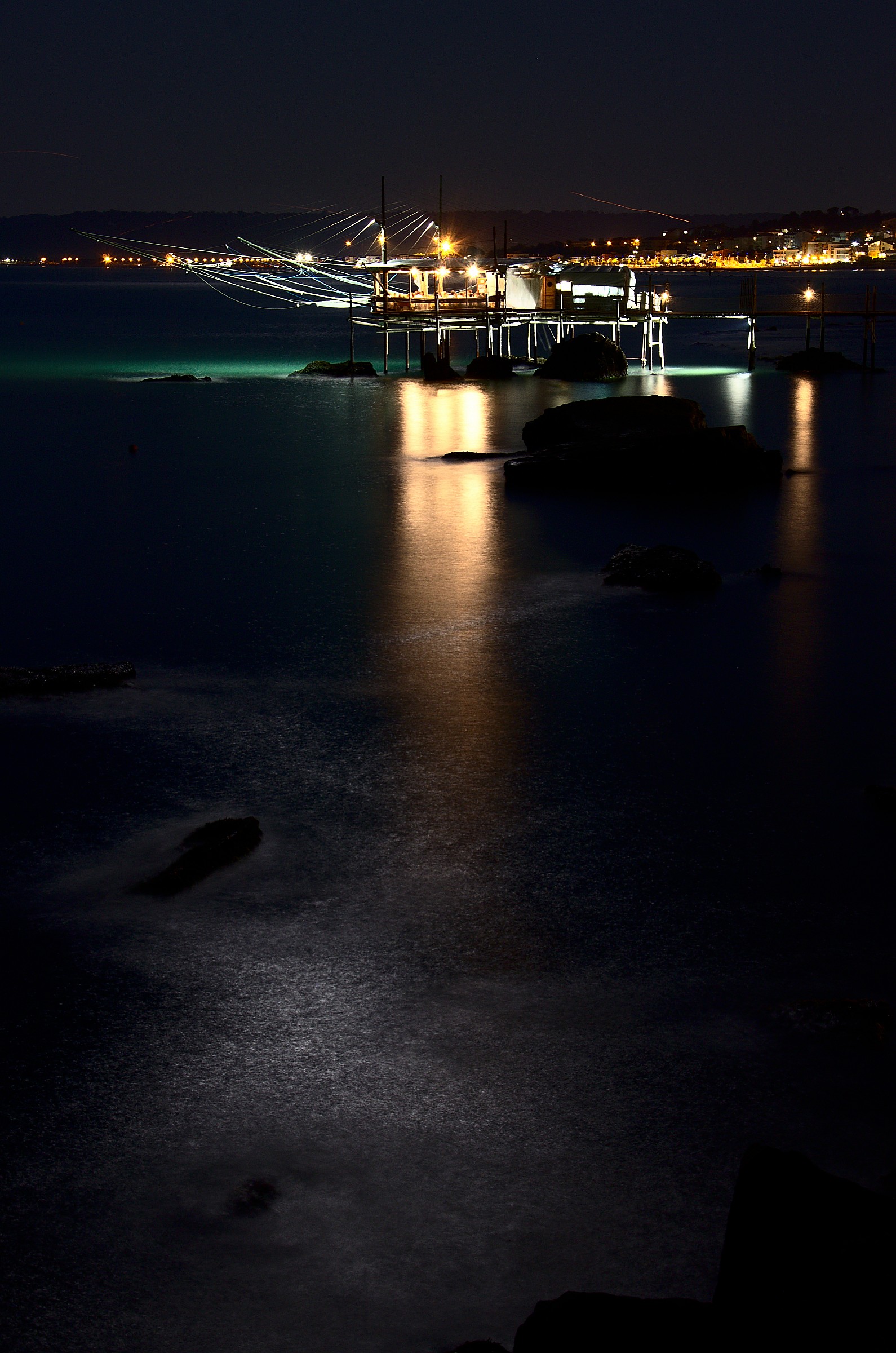 trabocco di notte