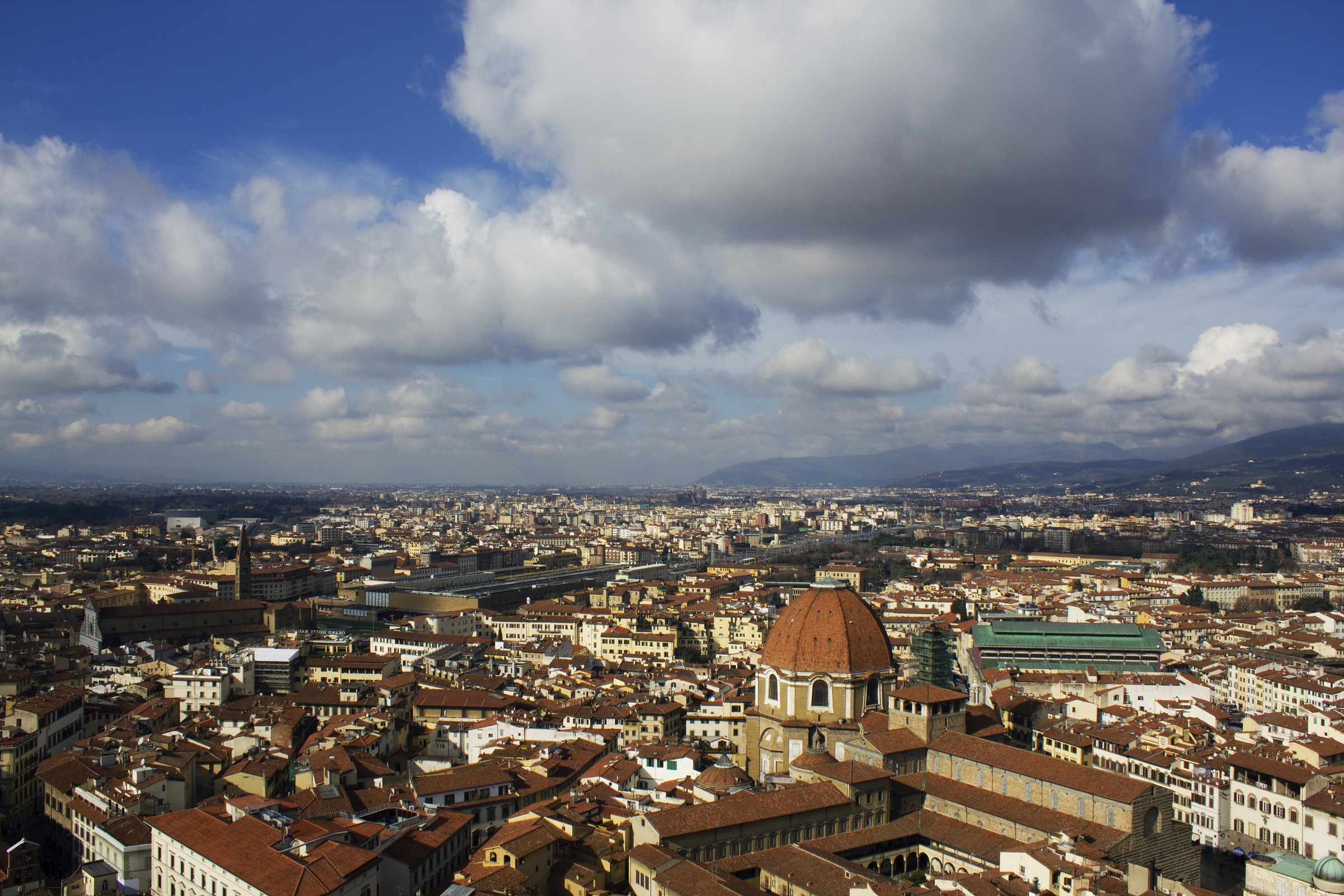 Dall'alto della torre di Giotto