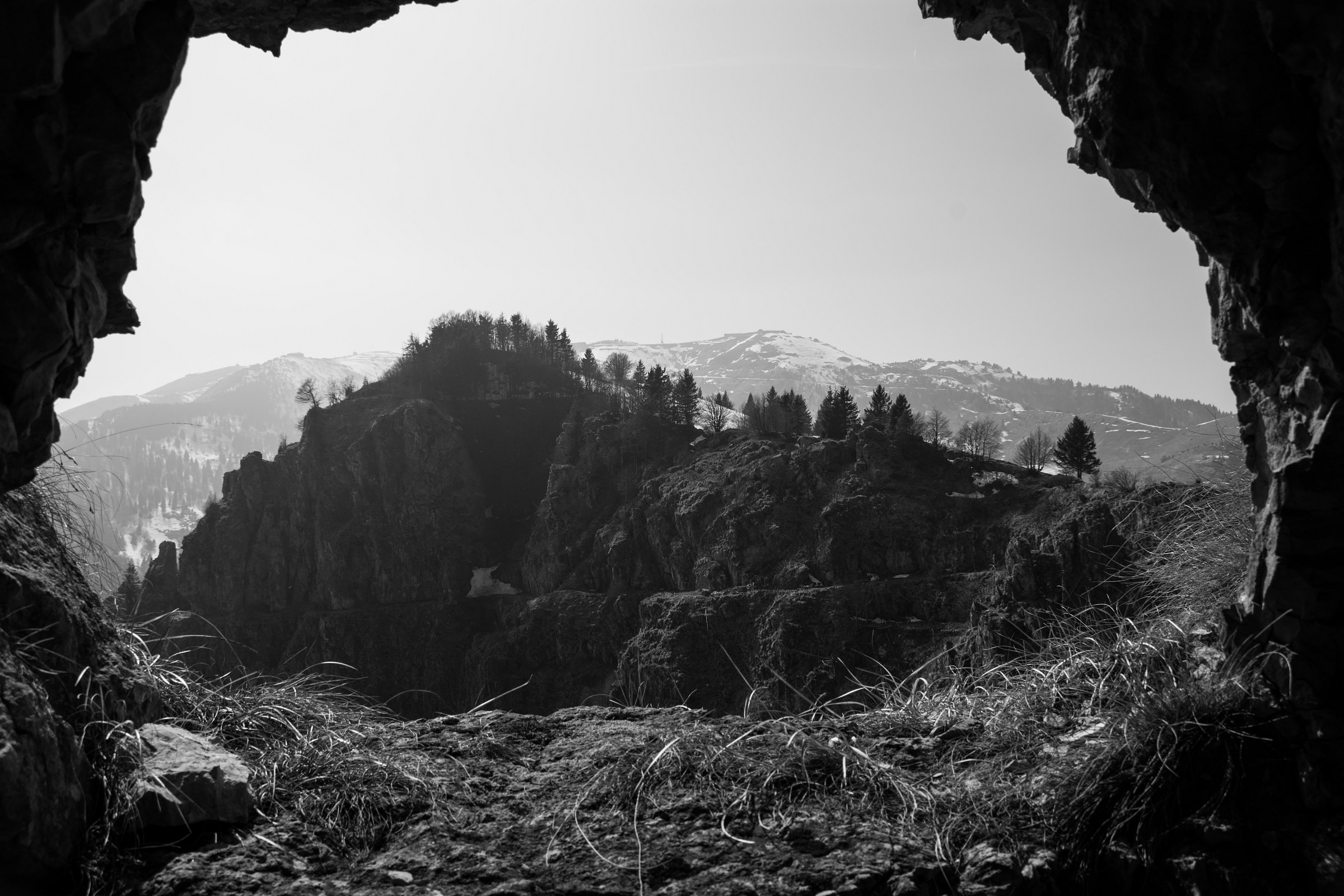 monte Grappa da postazione militare
