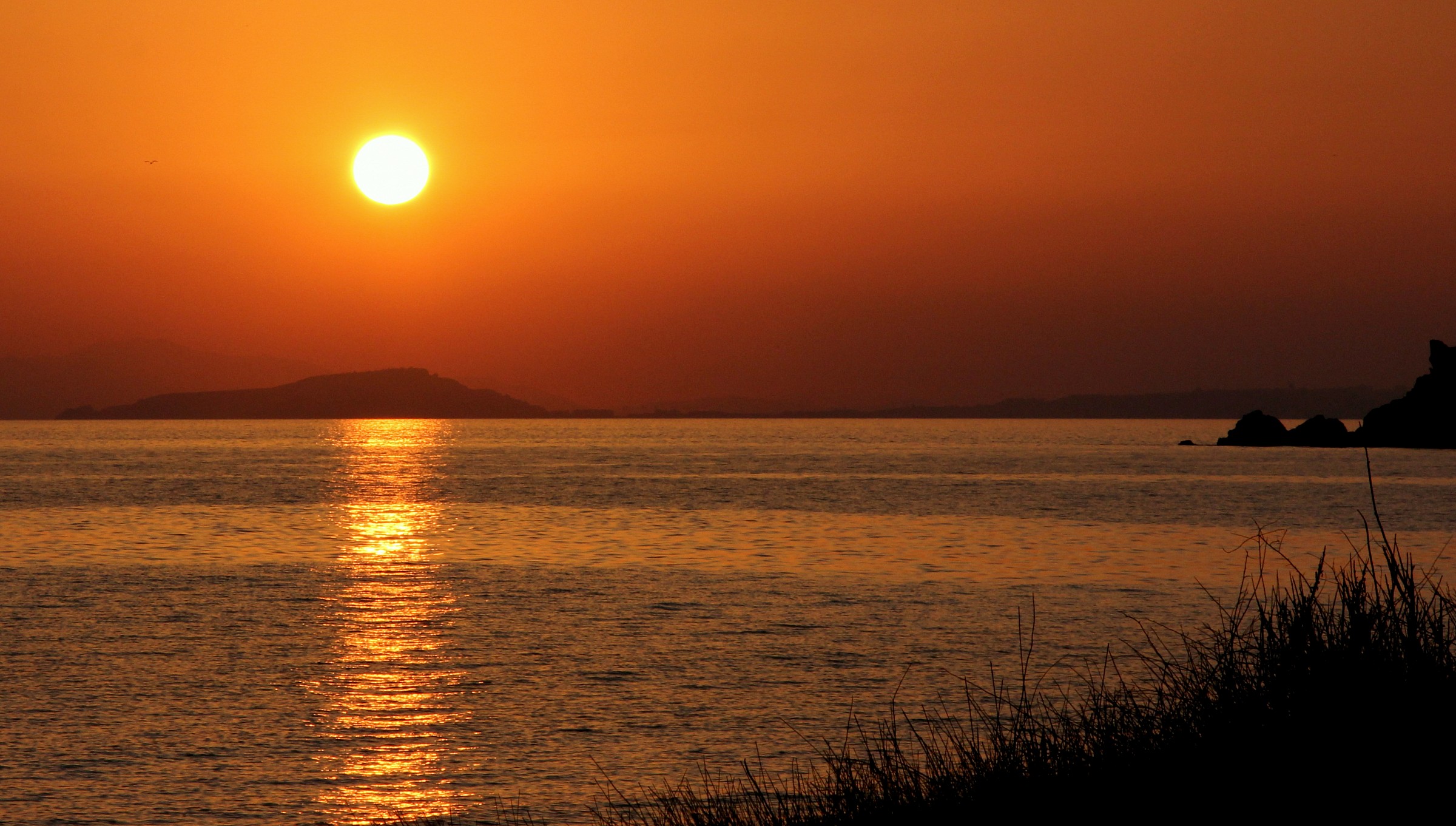 Golden hues at sunset