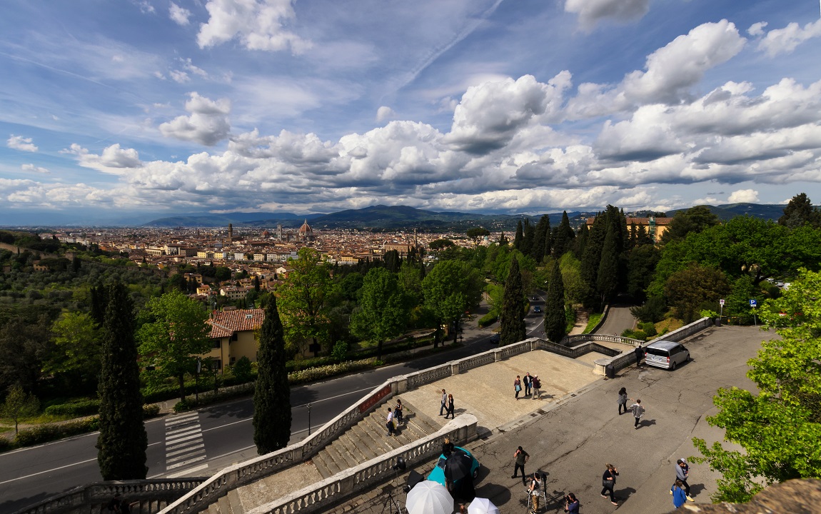 vistaDaTerazza Basilica Abbazia di San Miniato al Monte