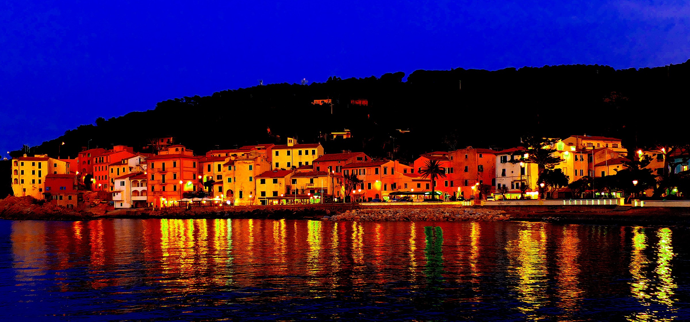 There is no yellow orange