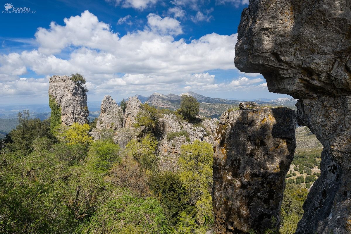The spiers of Monte Novo San Giovanni