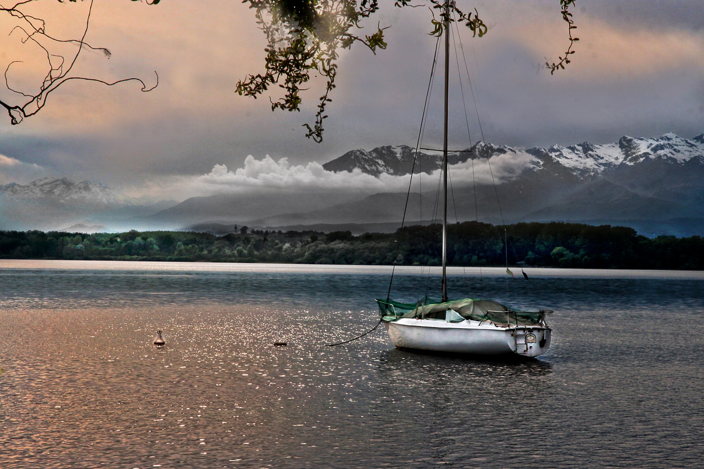 Lago d inverno ,sembra un film in  ......