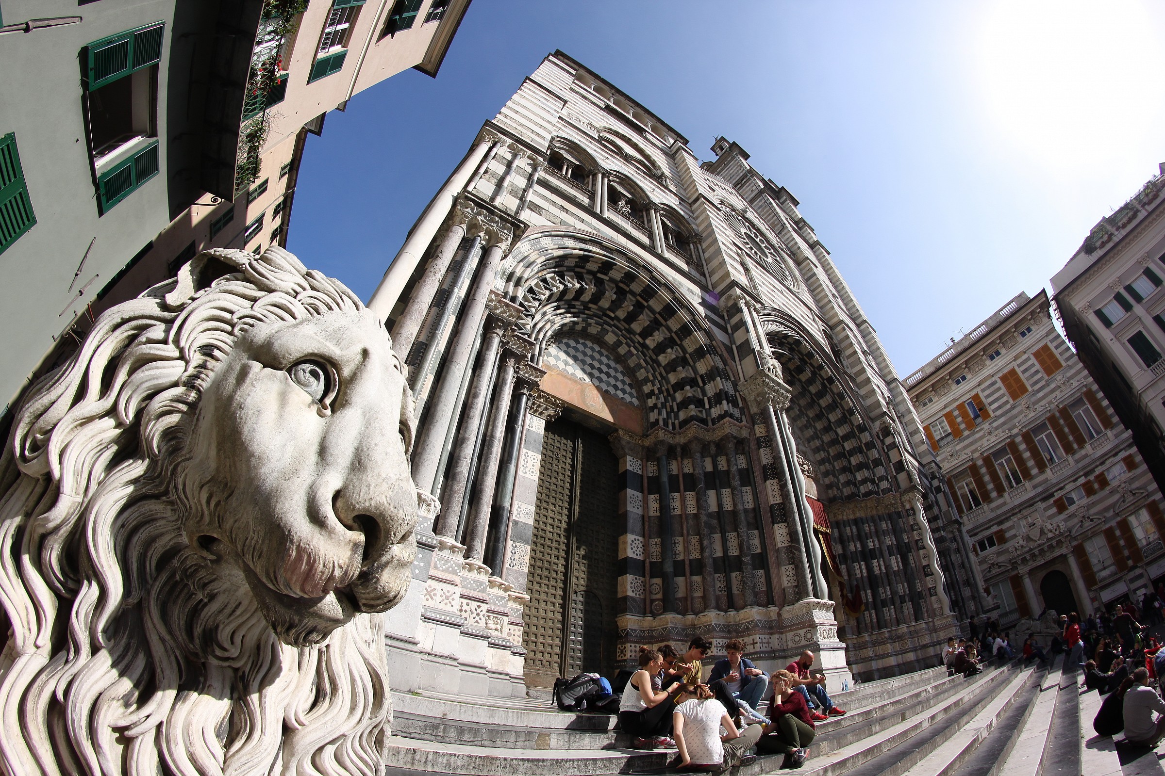 Genoa - San Lorenzo Cathedral - Samyang 8mm - EOS500D