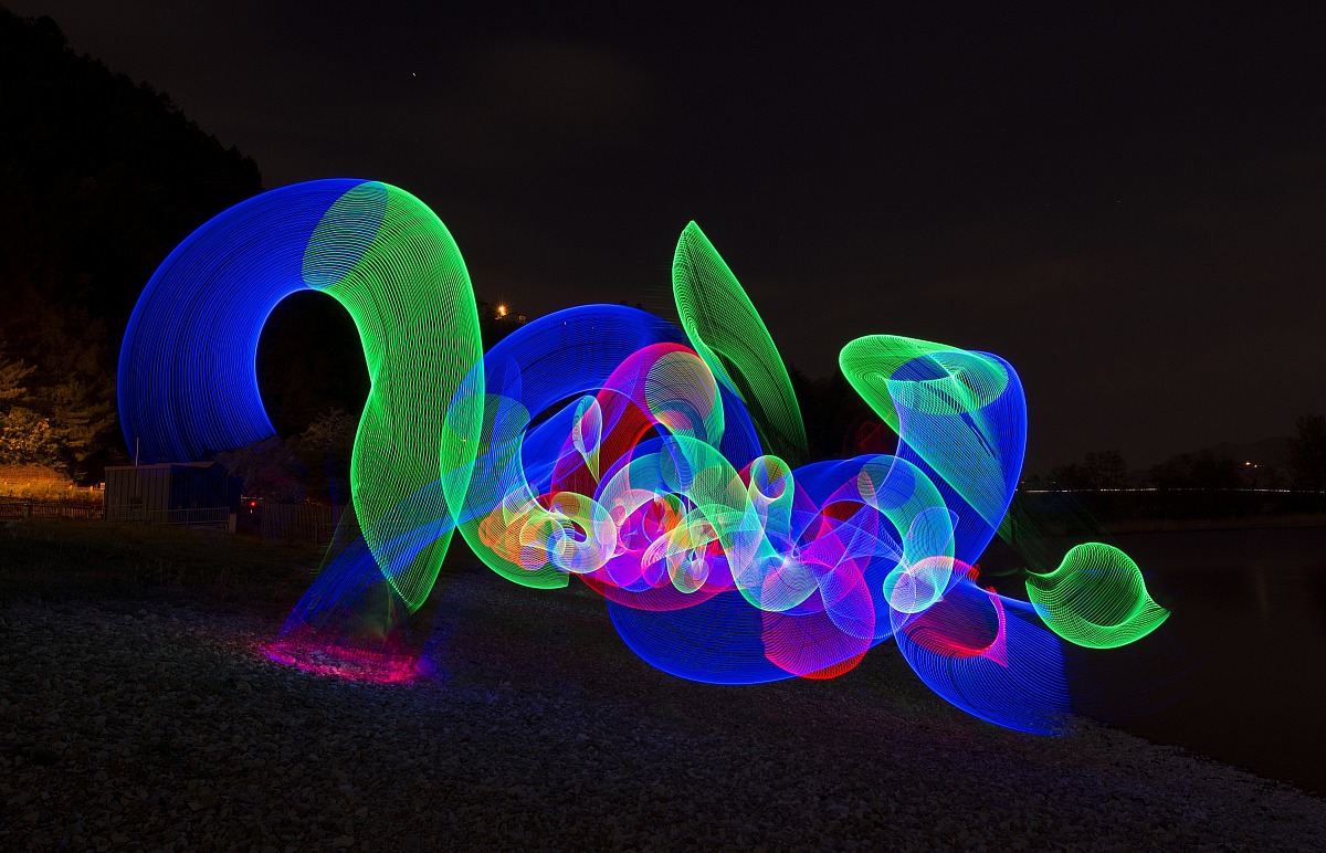Tests of Light Painting