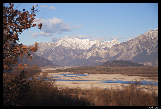 A view of the Tagliamento from Cornino.