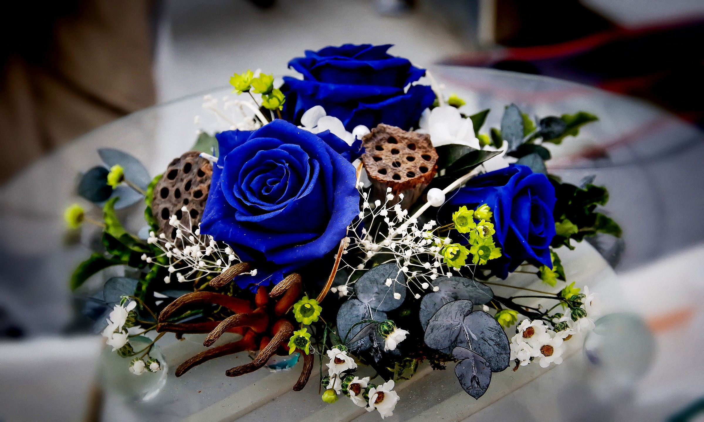 Blue roses
