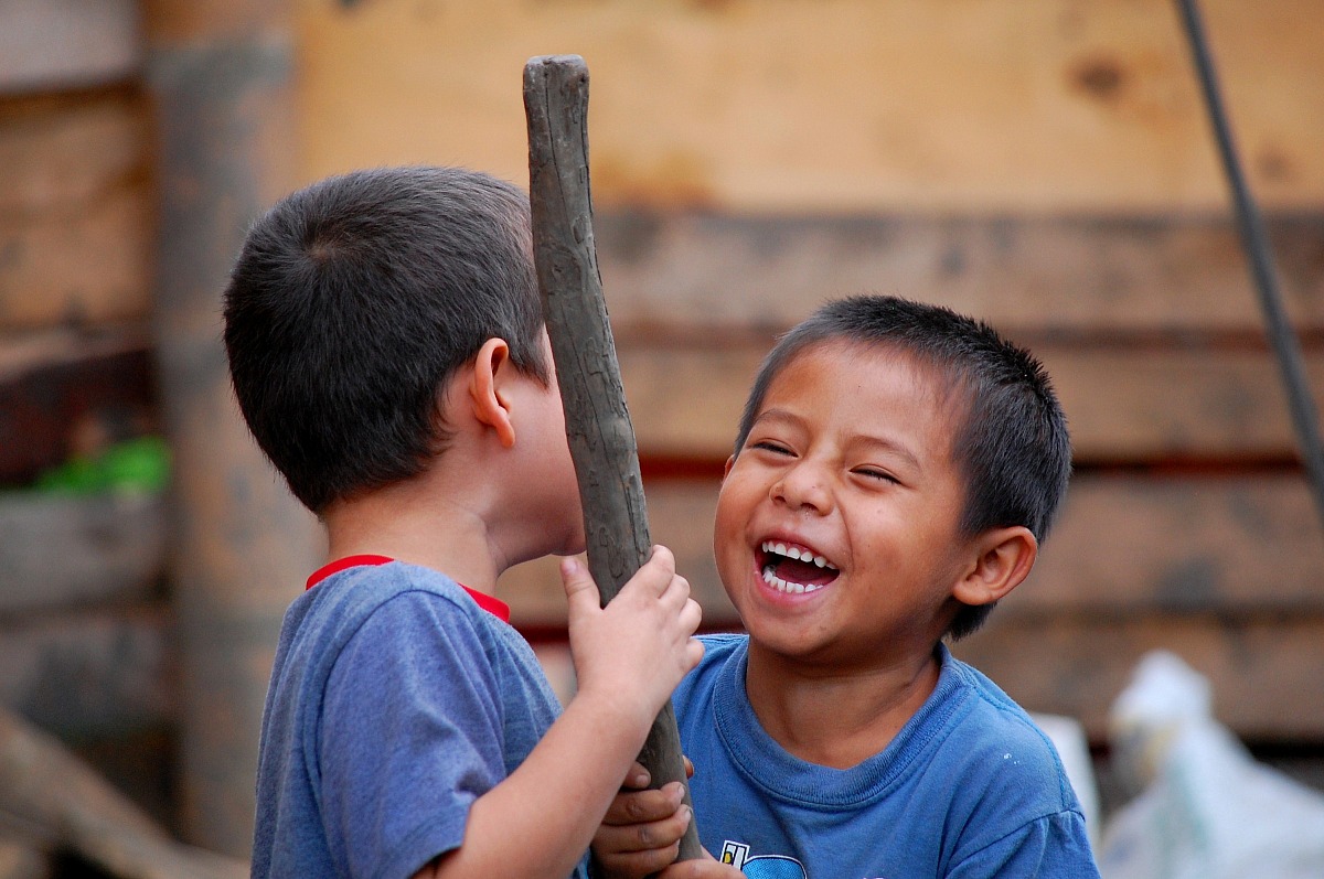 Unidos... la gioia dei bambini di una "invasion"