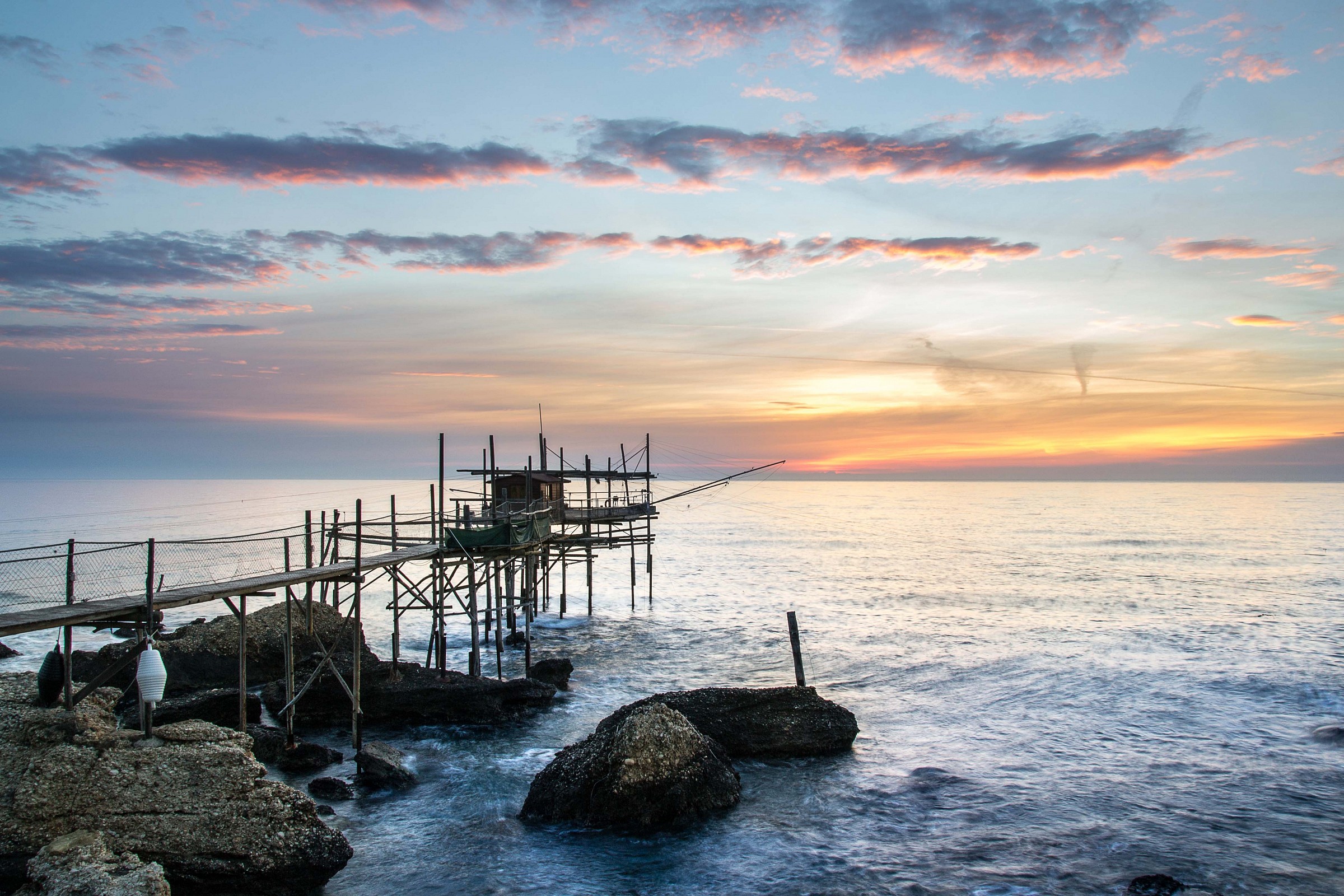 Alba ai trabocchi