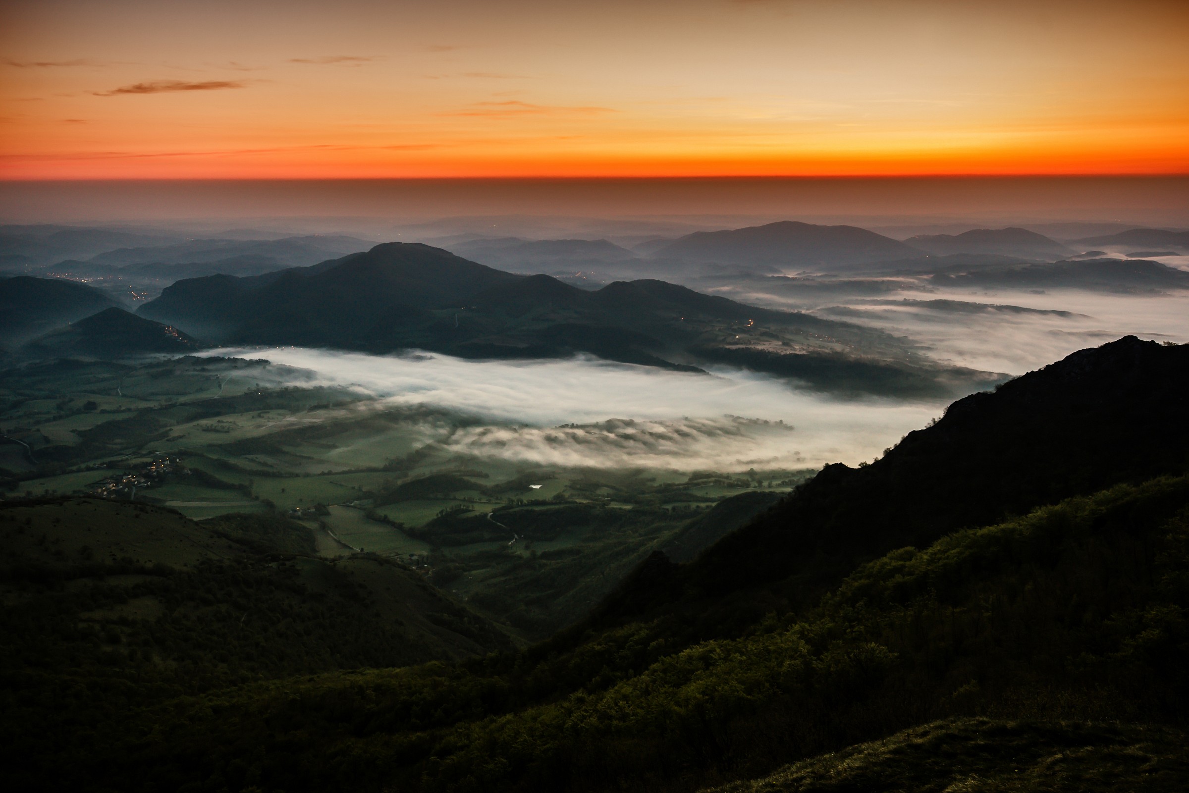 Sunrise from Mount Strega