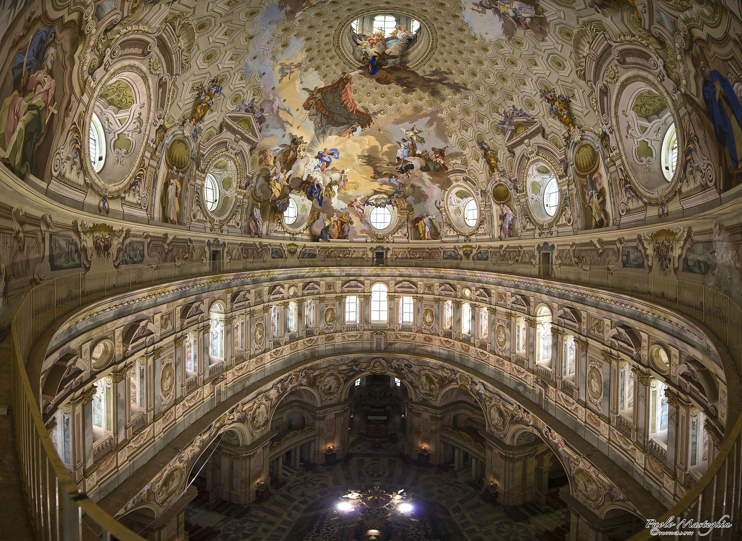 Santuario di Vicoforte,la cupola...