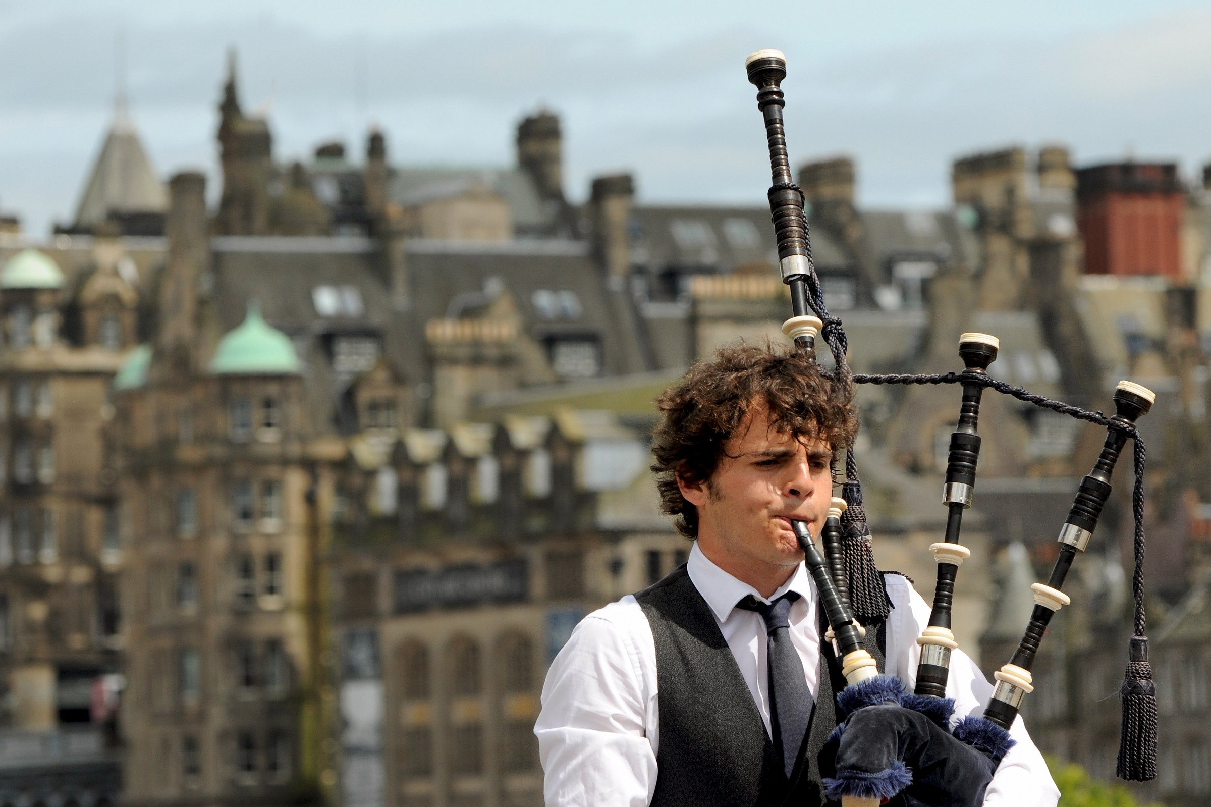The pipes of Edimburgh
