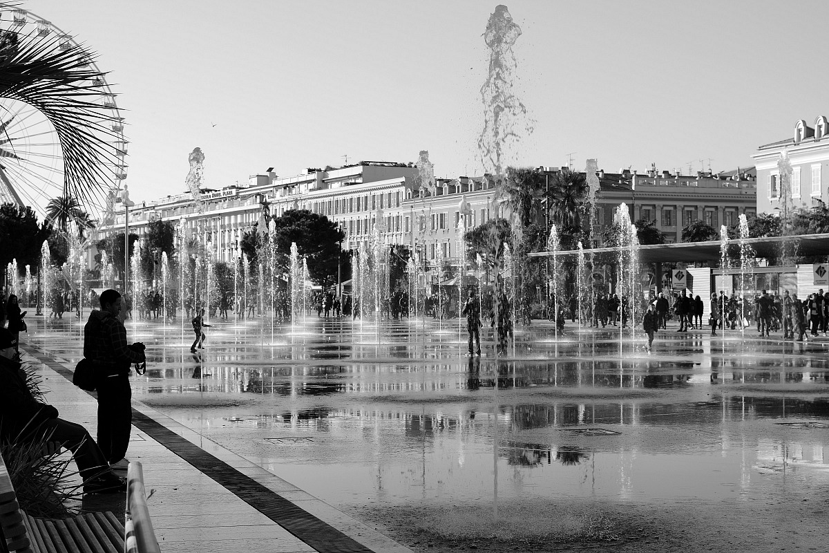 Giochi d'acqua a Nizza, Promenade du Paillon