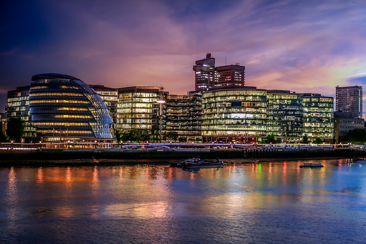 Londra vista dal Tower Bridge