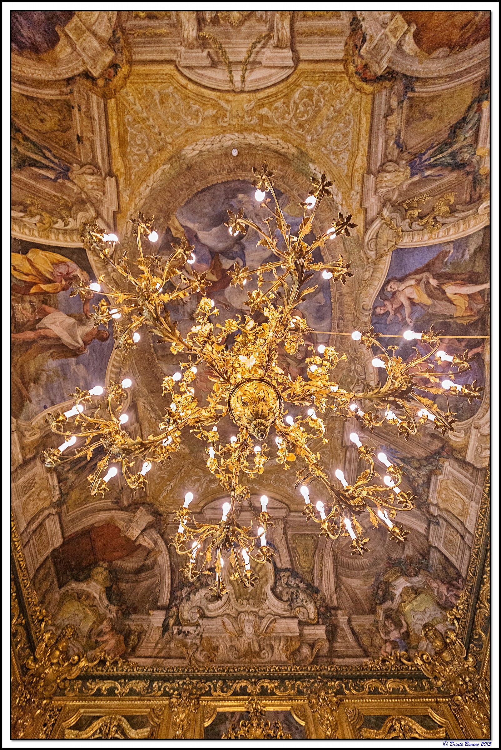 Palazzo Carignano: gilded ceilings Rooms