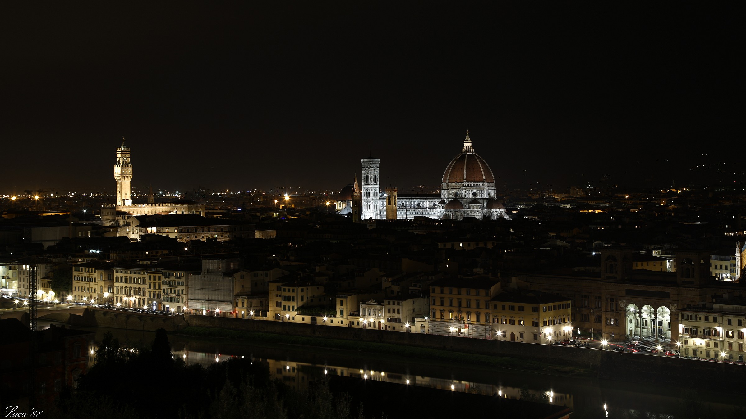 Florence view from Piazzale Michelangelo.