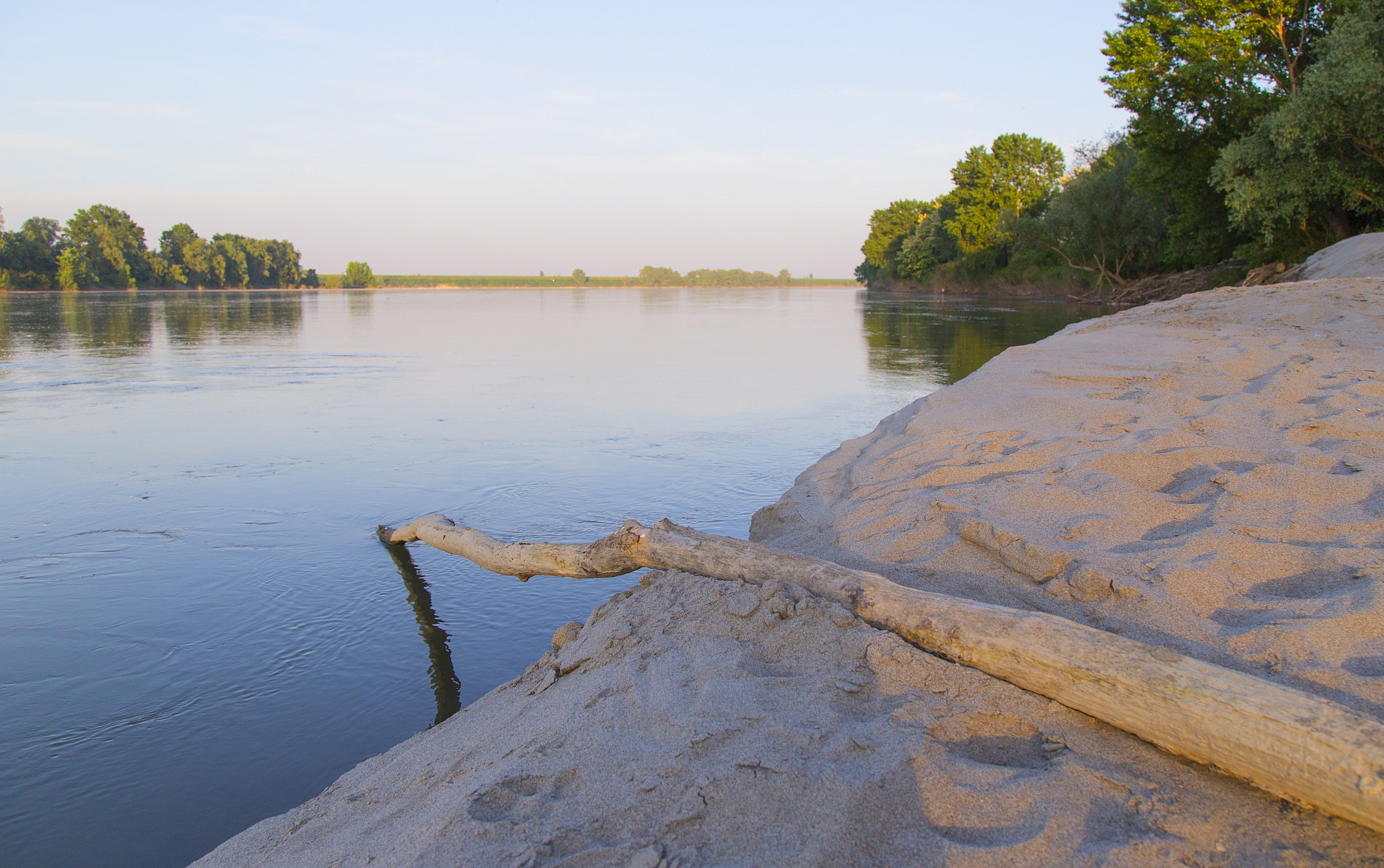 La riva destra del Po