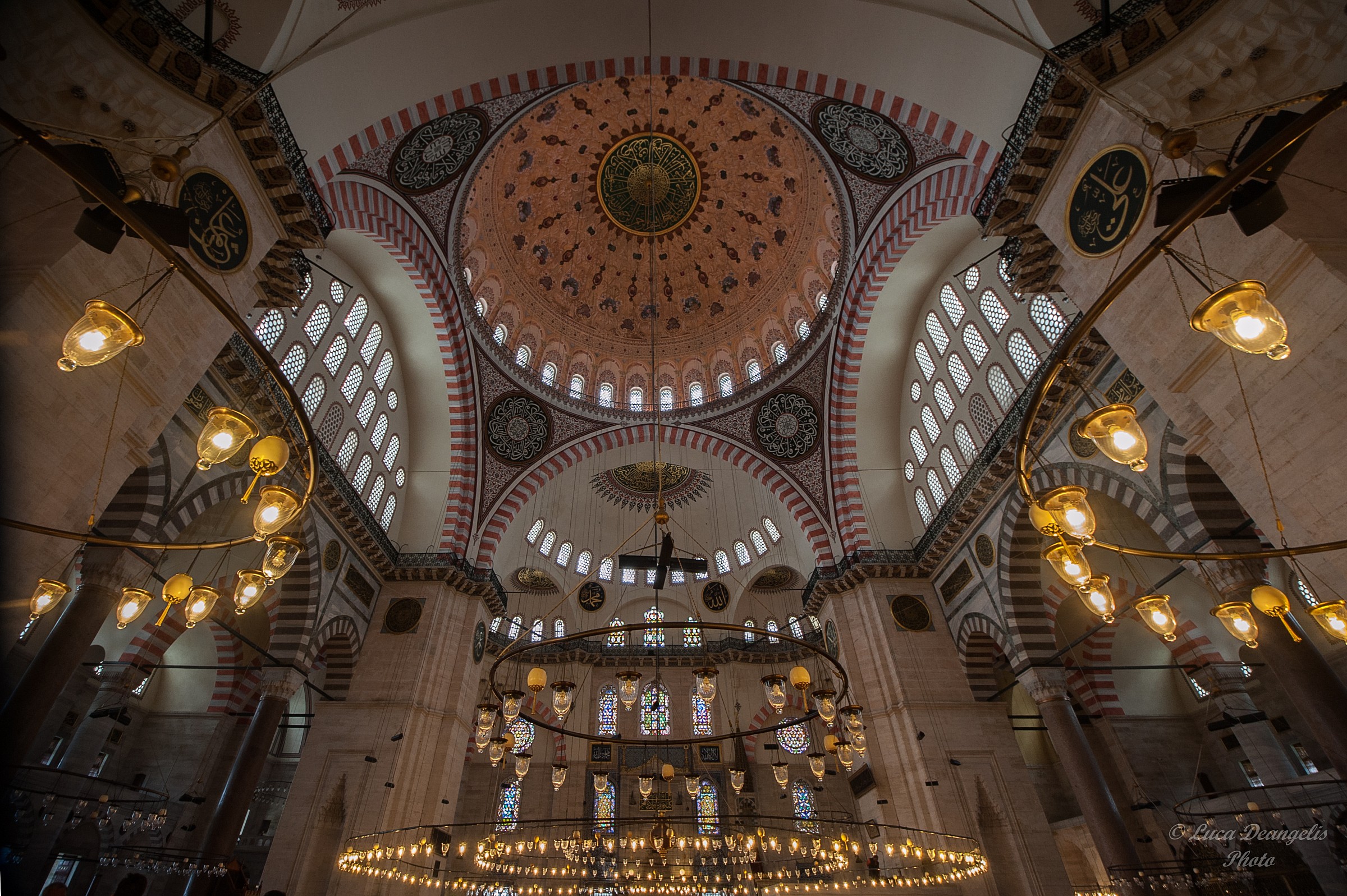 Inside Suleymaniye Mosque