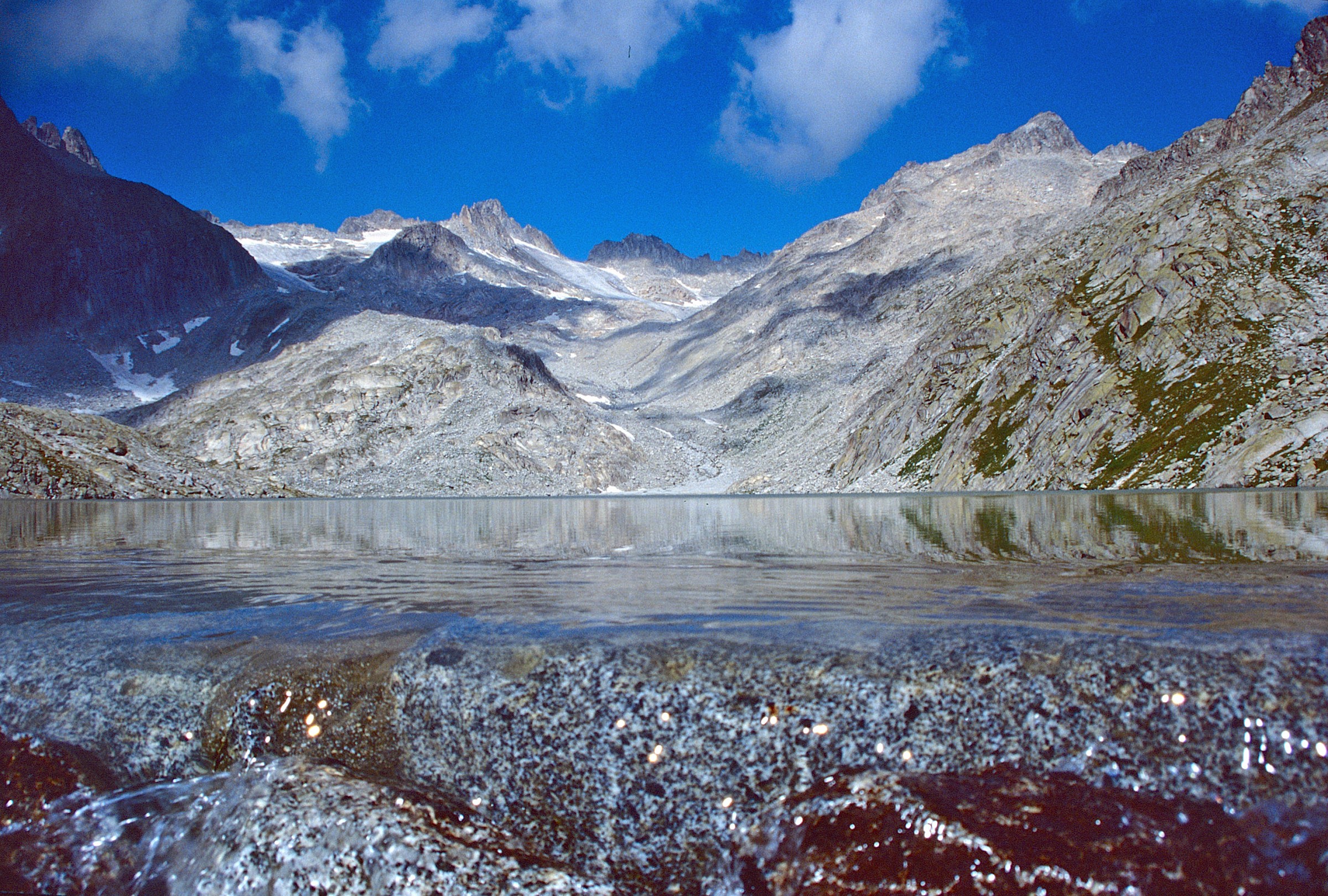 Lake of the hanging glacier -group Presanella