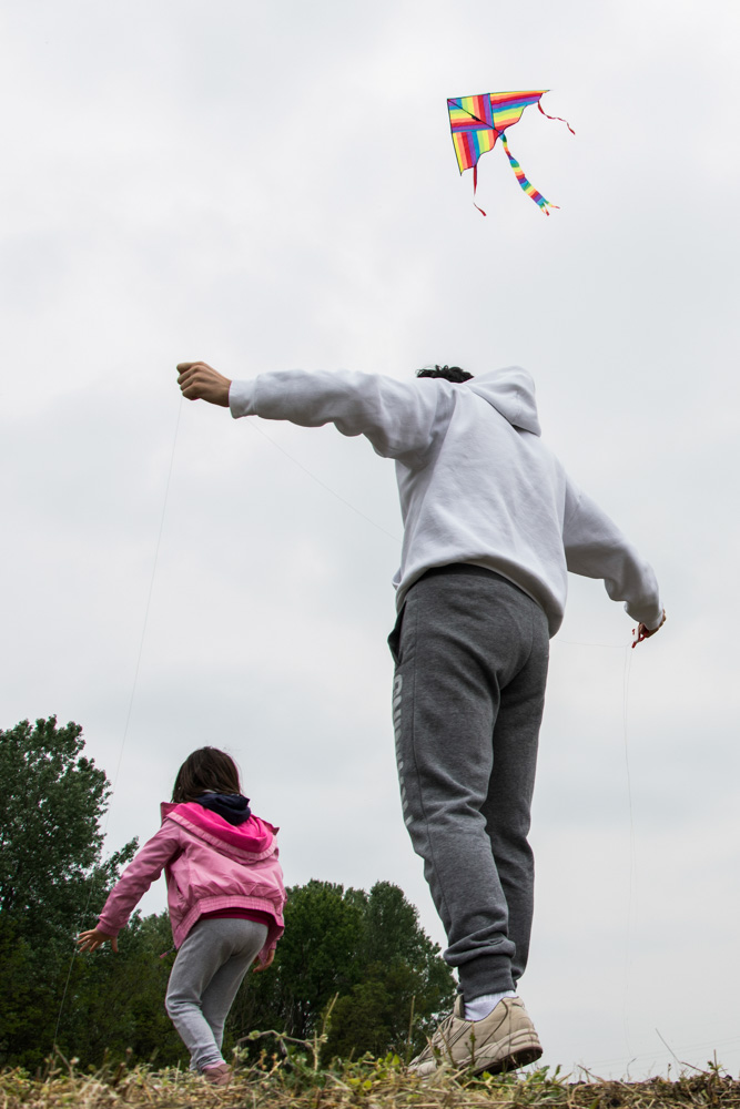 The flight of the kite