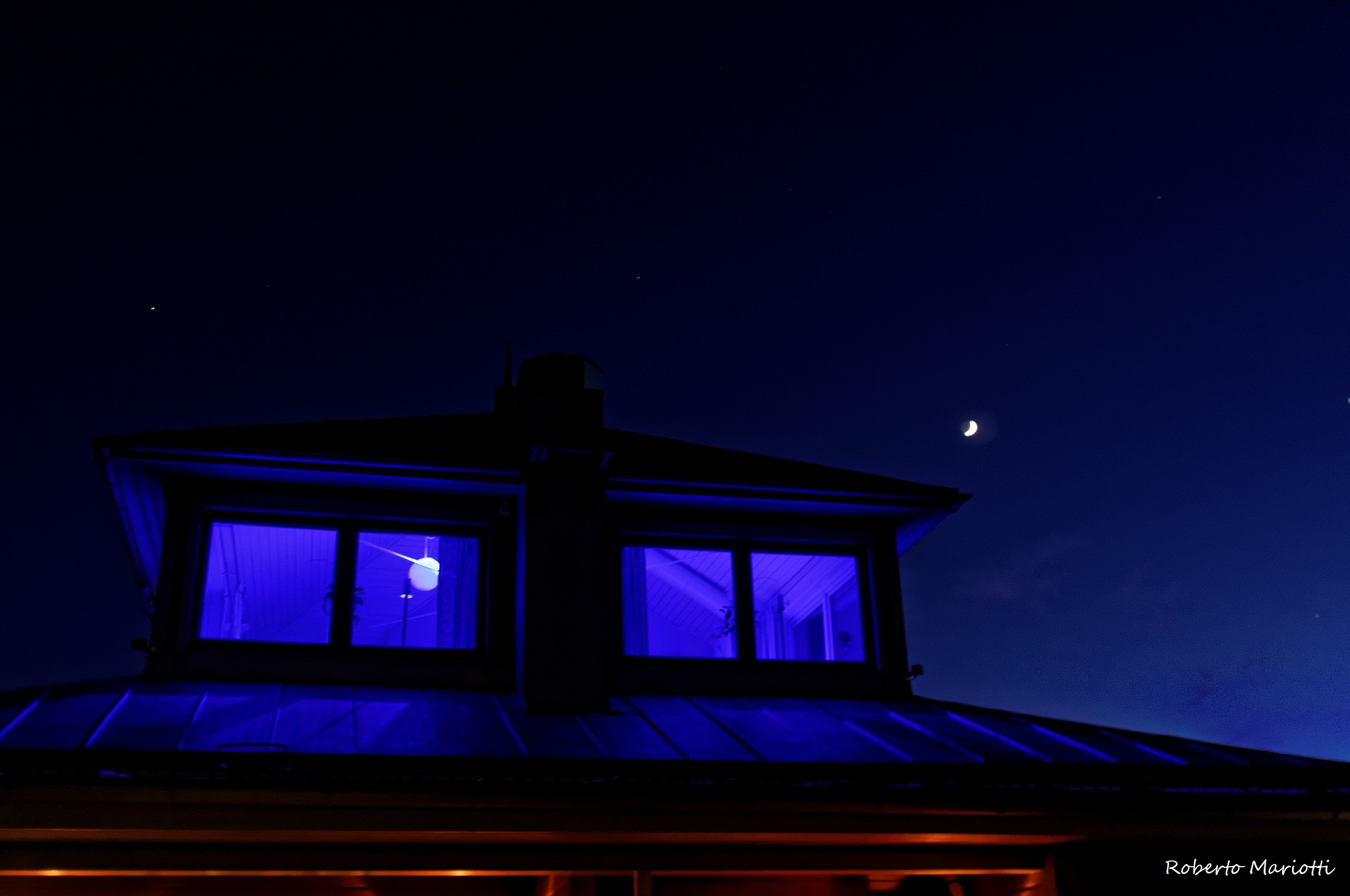 The moon and the window