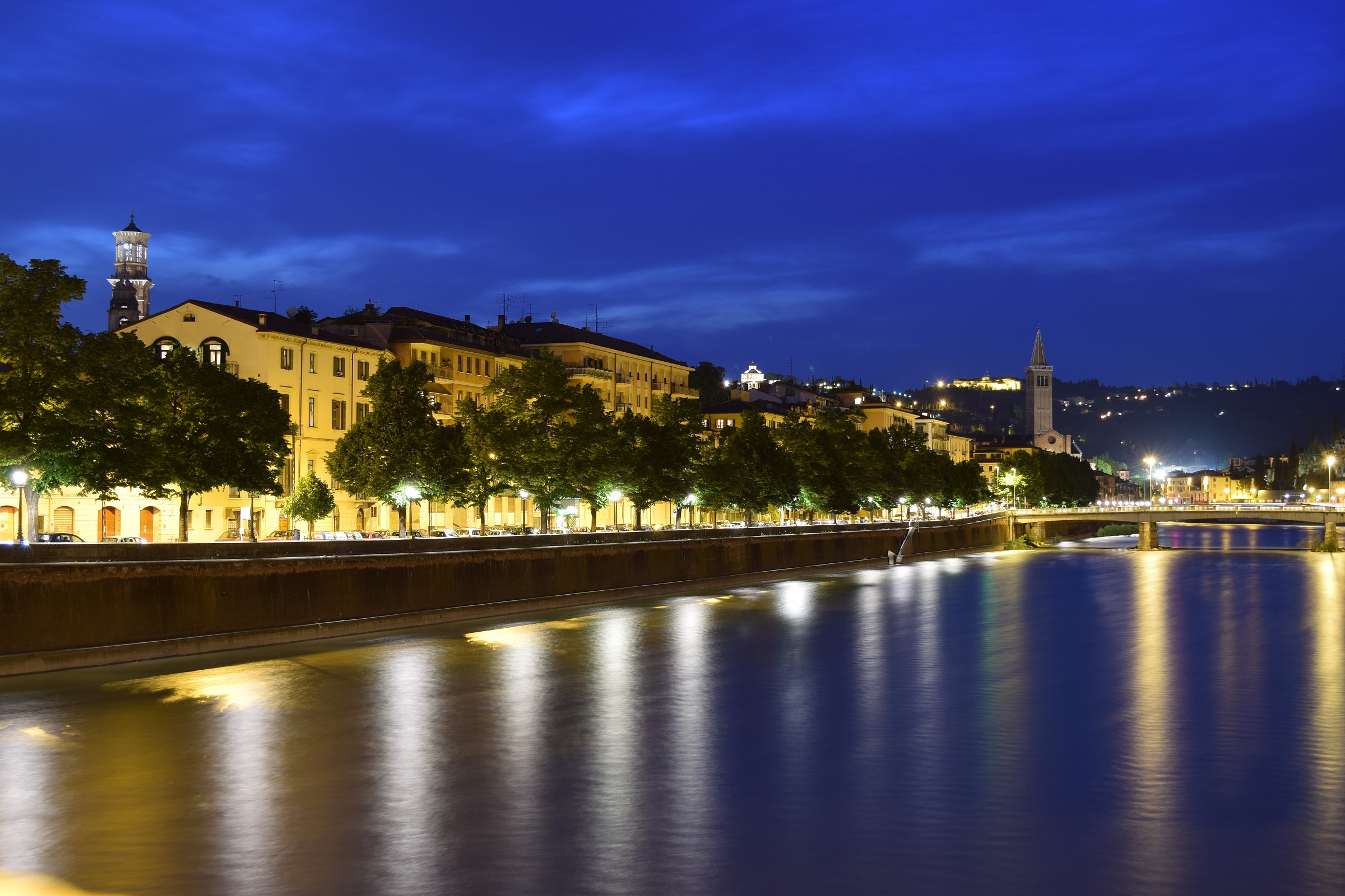 Stop on the bridge Ships