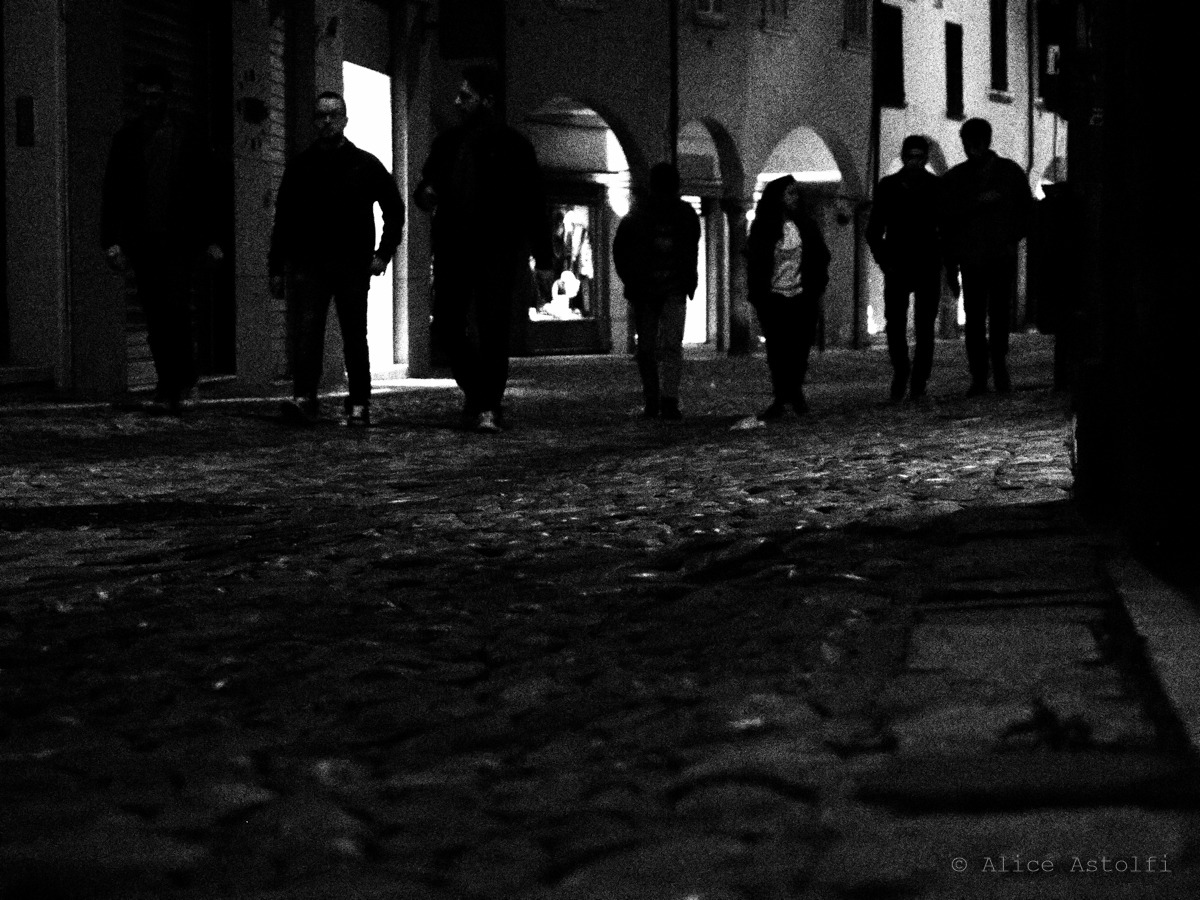 like fish in an aquarium