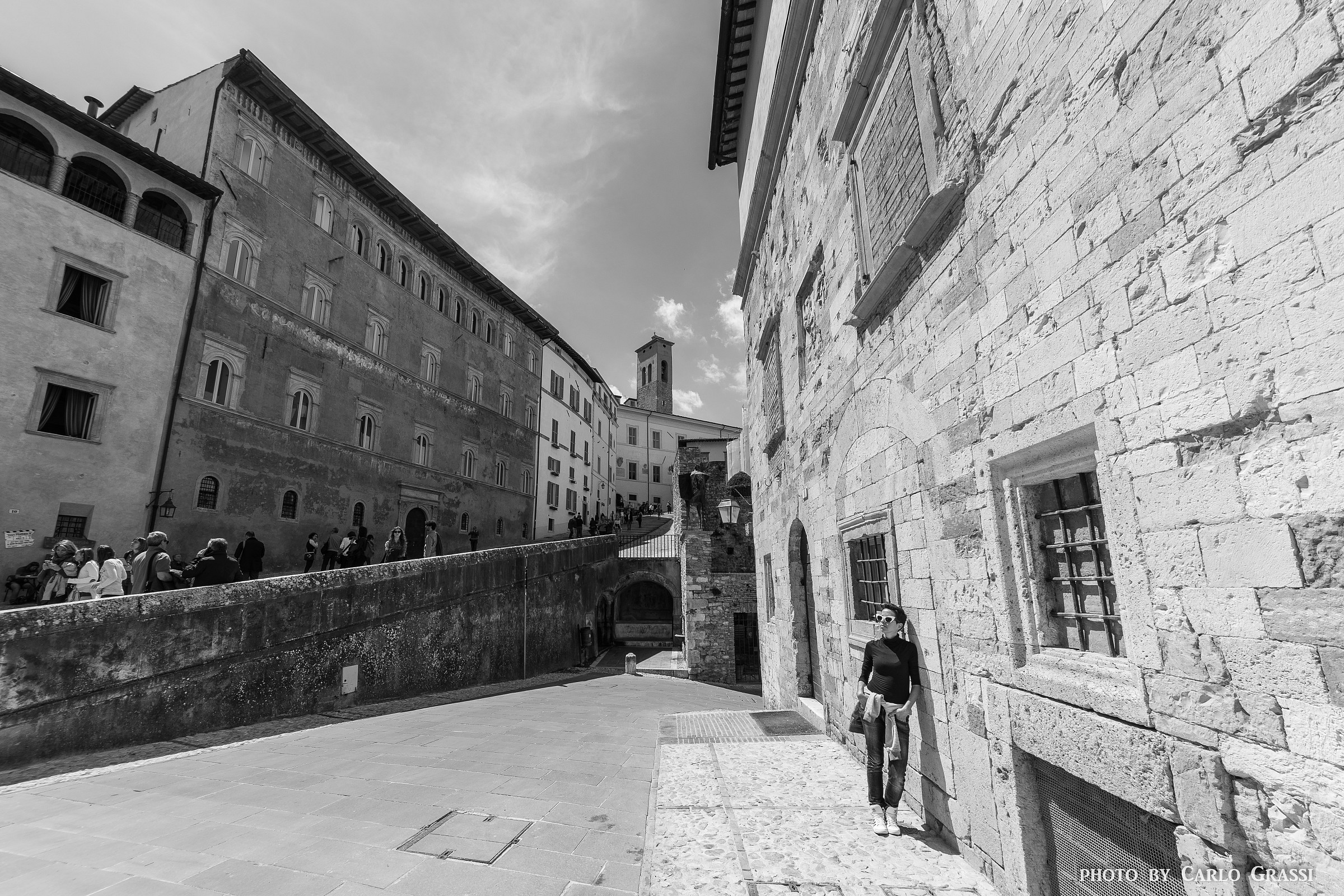 Stop in Piazza del Duomo - Spoleto