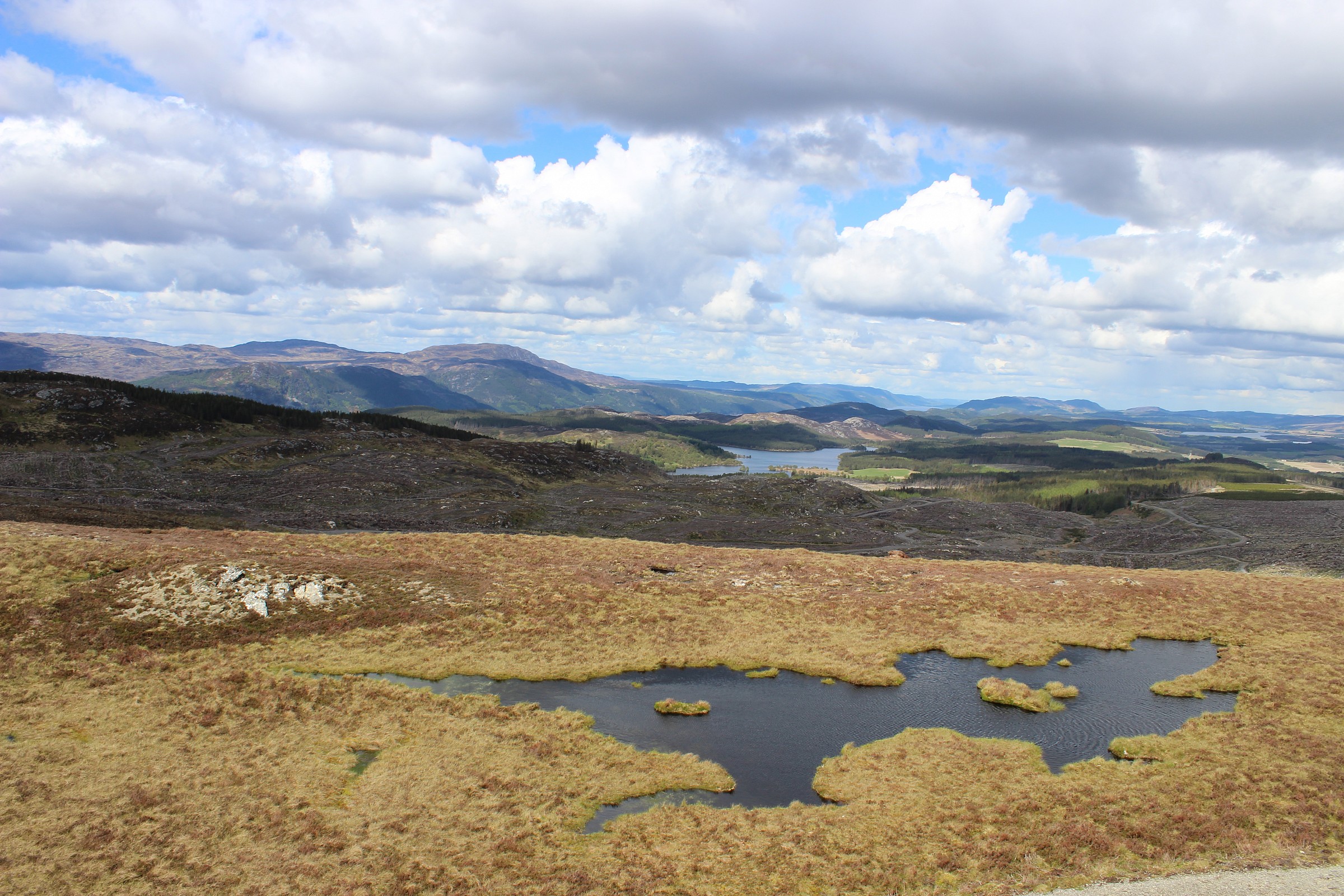 observation point above Lochness
