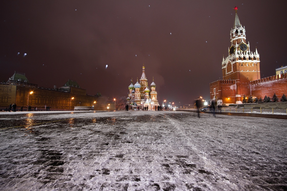 Moscow - Red Square by night