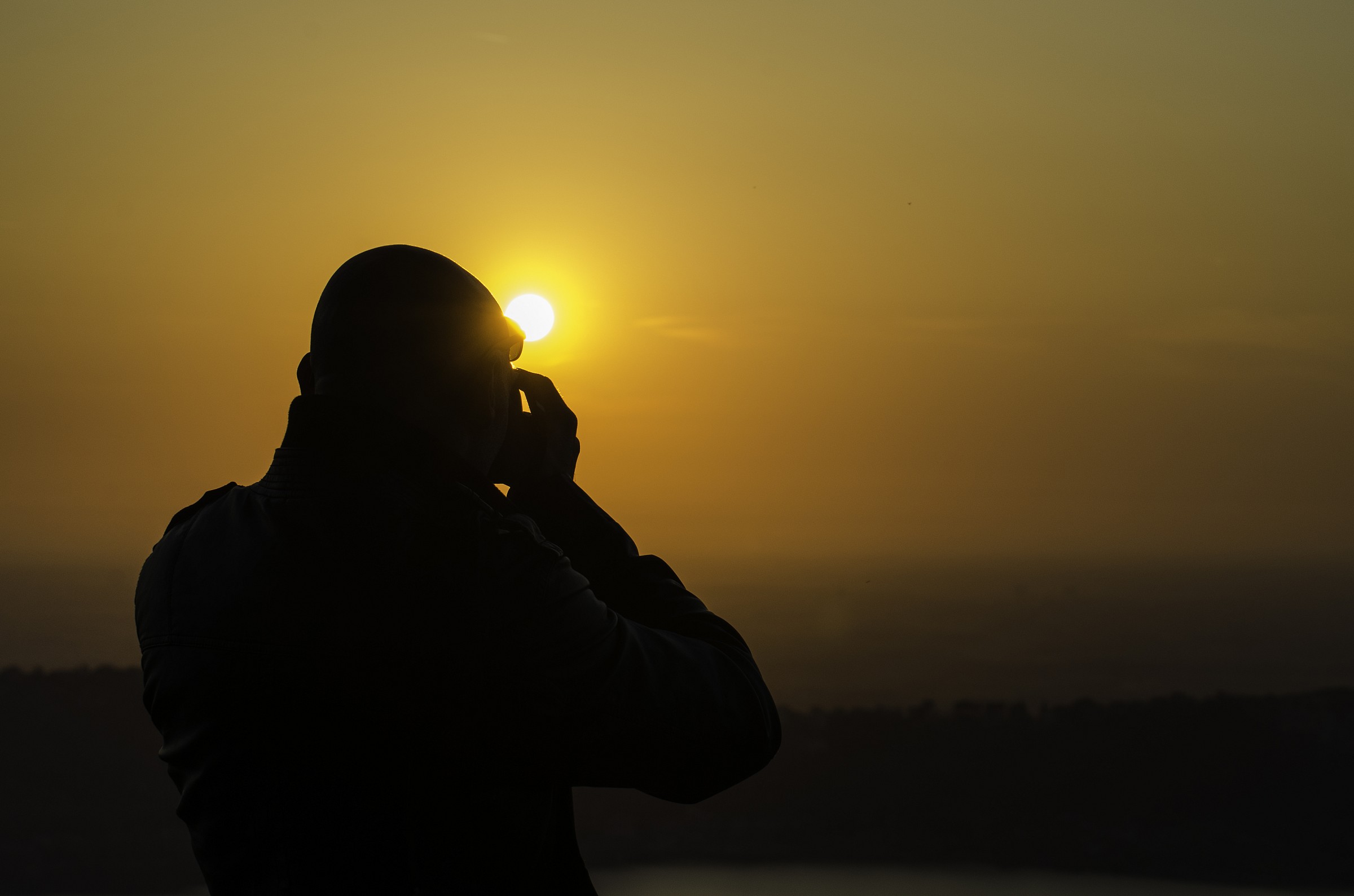 Photographs at sunset...