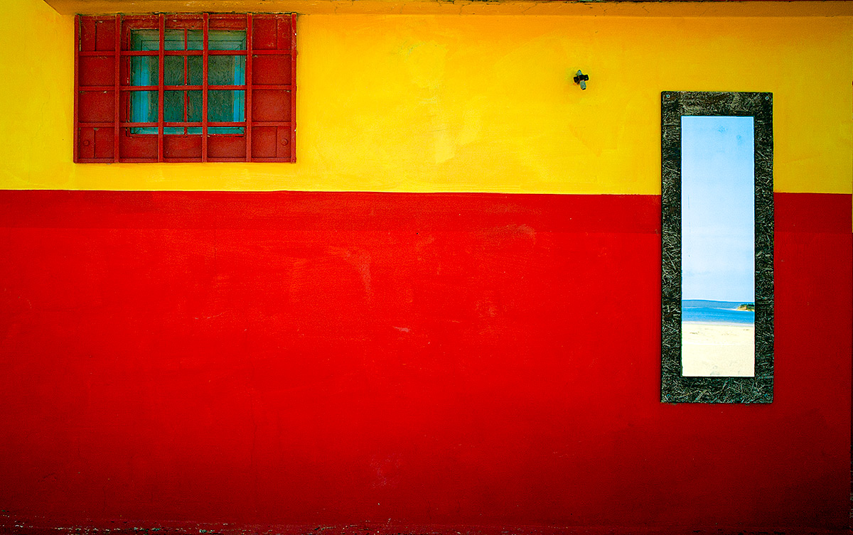 Red and Yellow behind Bars ..