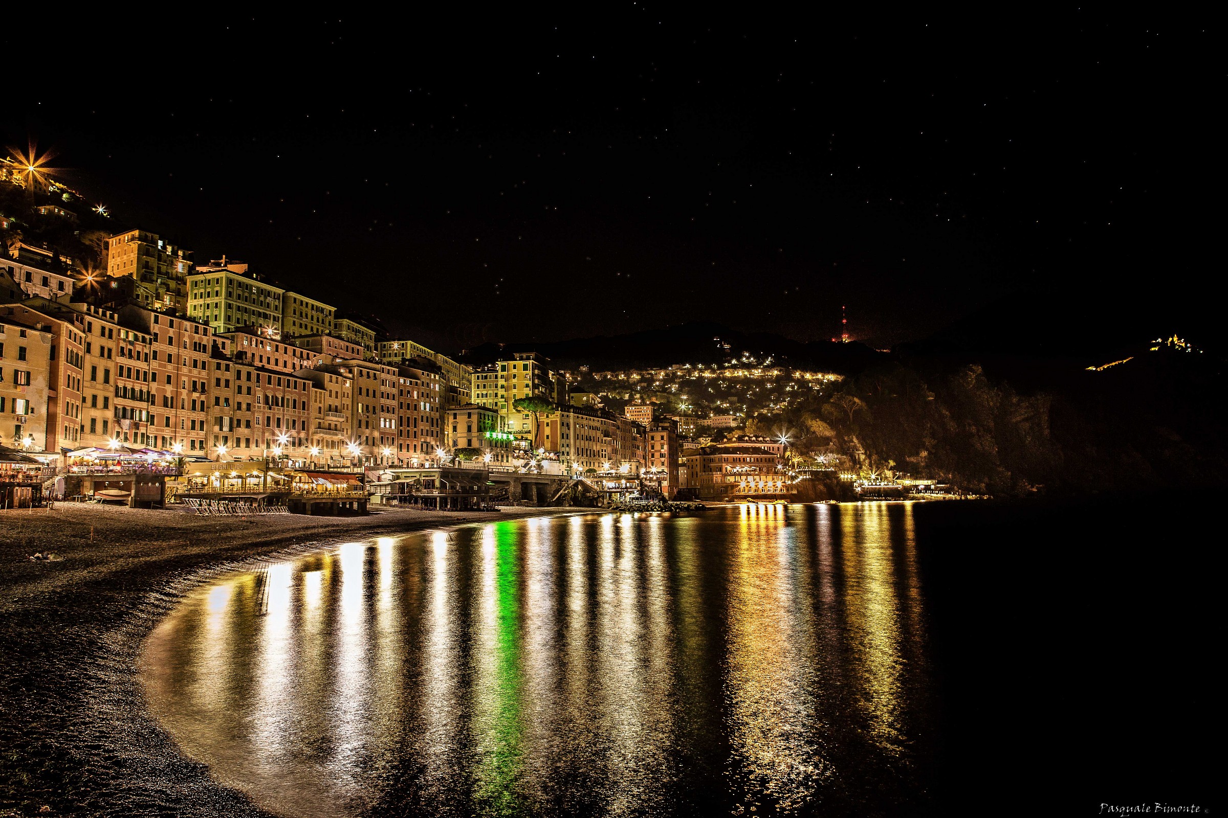 Starry night in Camogli