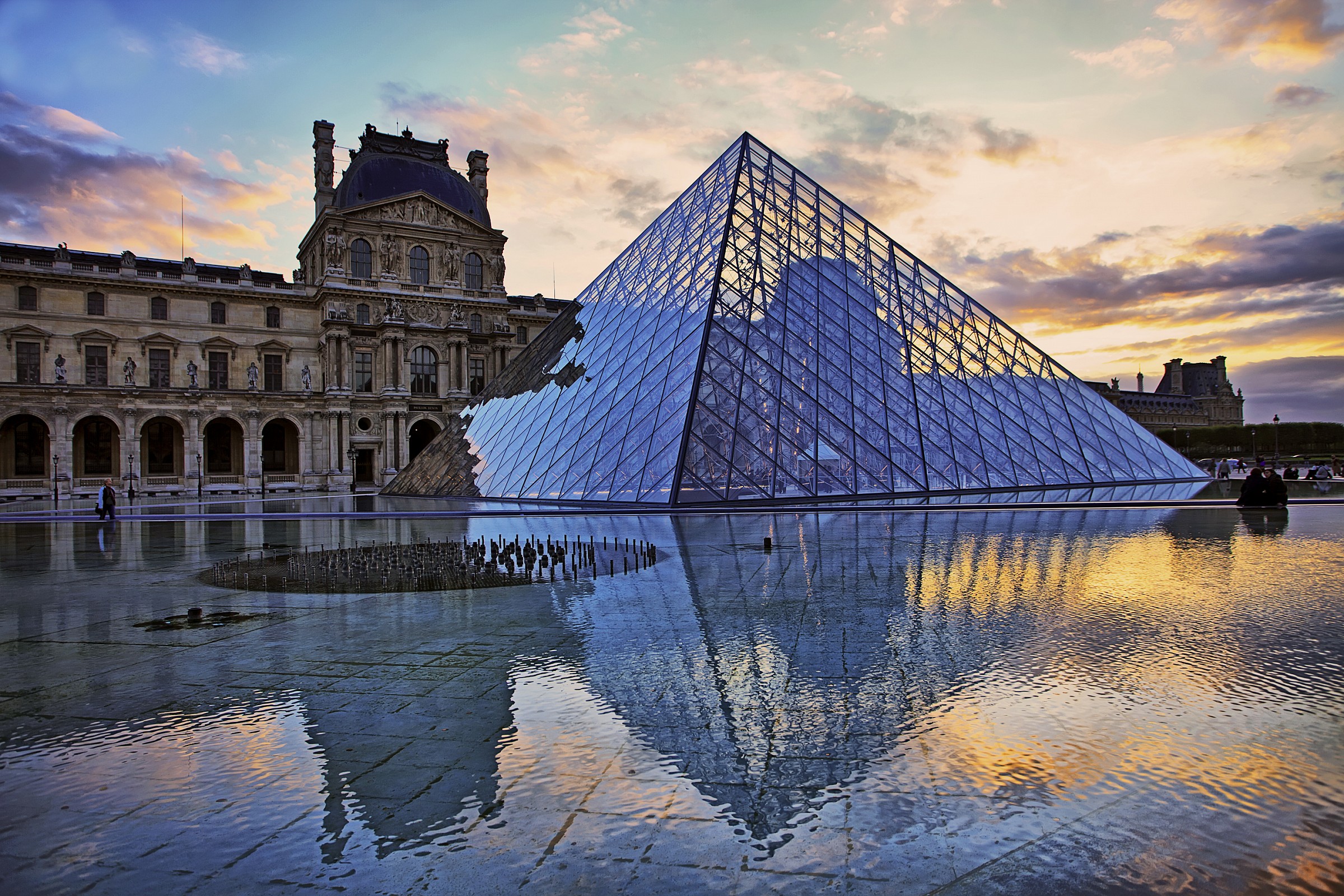 The pyramids of the Louvre