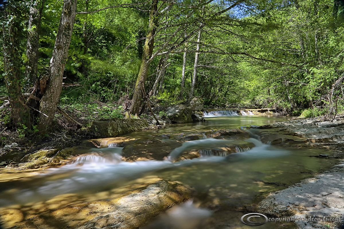 cascatelle verso l' Acqua Cheta