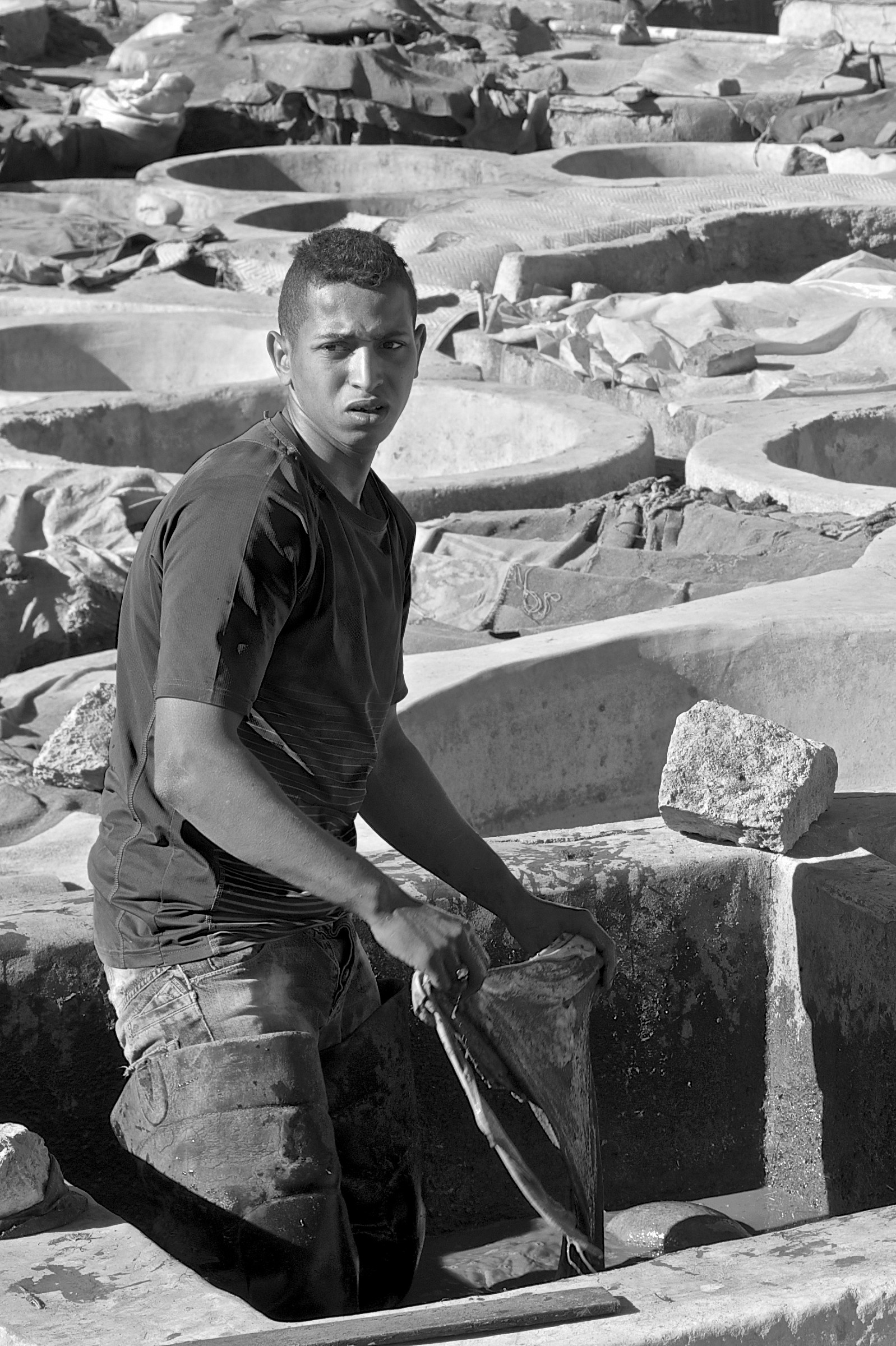 Working in tanneries