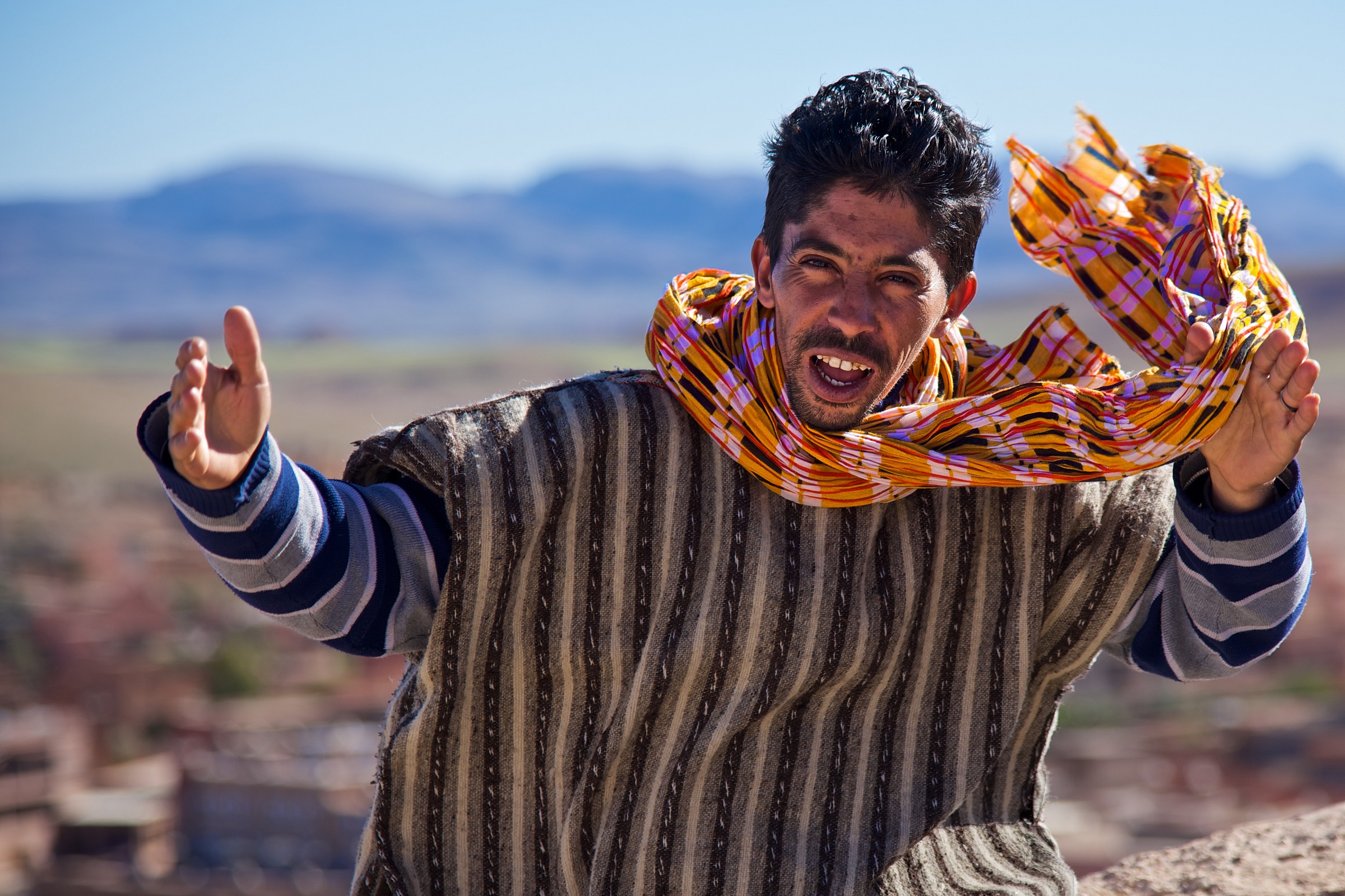 Il guardiano si arrabbia col fotografo
